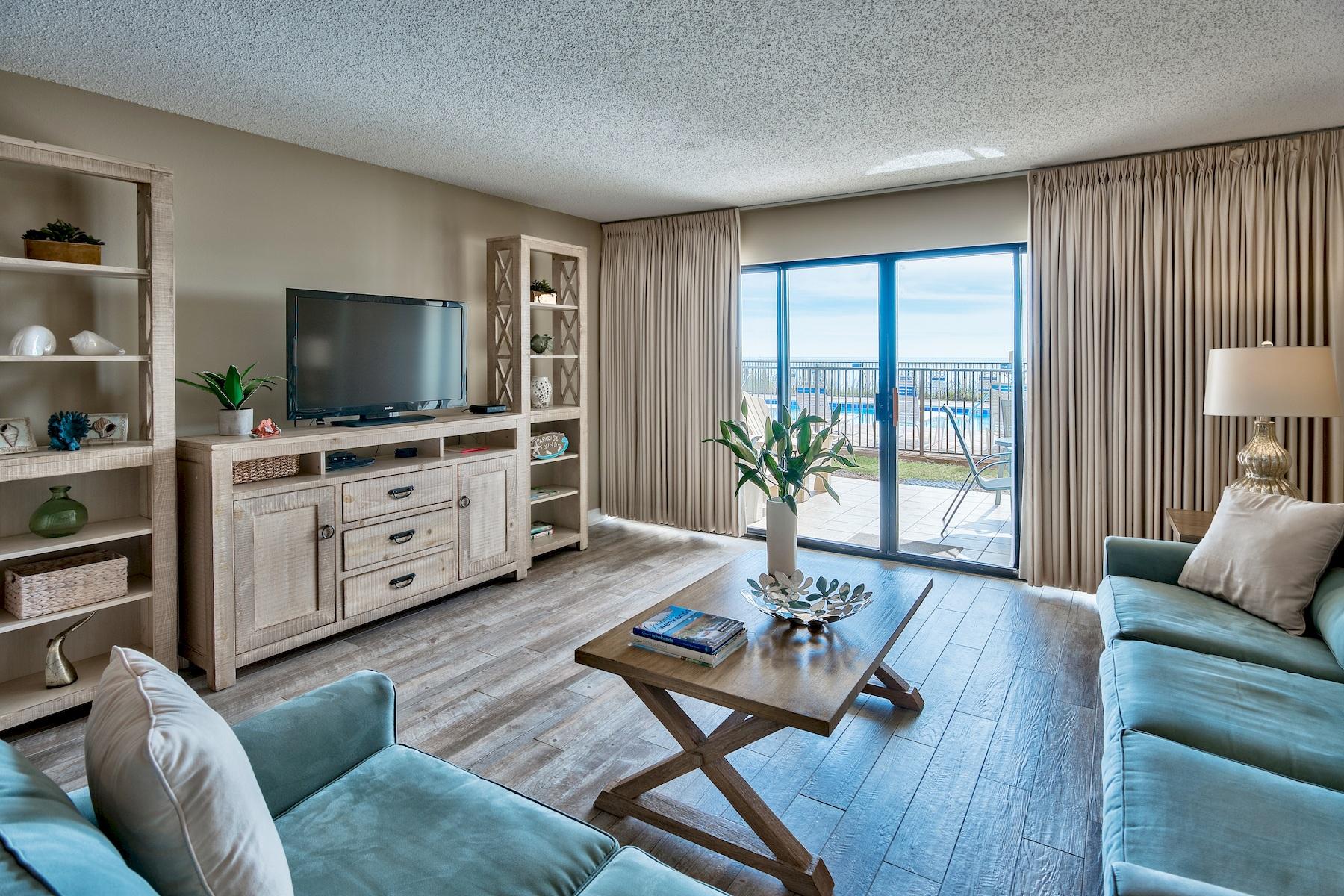 Here is a wonderful opportunity to own a gorgeous condo located in Destin's sought after Huntington by the Sea. A bottom floor unit complete with views of Gulf and Pool. This is the perfect vacation property and rental investment, just steps from the beach and close to restaurants, shopping and entertainment. Kitchen with granite countertops, stainless steel appliances and breakfast bar. Enjoy the gulf side pool, BBQ patio and seasonal beach service in this one of a kind getaway!