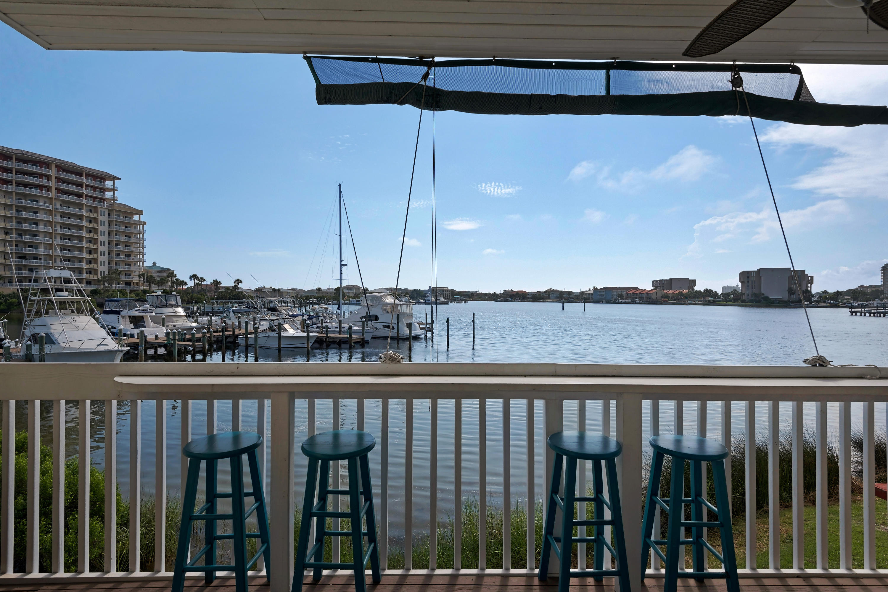Harborfront - Water, Water, ViewViewView!! An Outstanding Condo in an absolutely great location! (Click on the photos and Virtual Tour ) Get ready to take in all the Destin Harbor Life has to offer while you sit on your extended deck, in the living room, or master bedroom to take in awesome sunsets and enjoy watching all the harbor activities (boating, fireworks, kayakingetc.)
In addition, you will be impressed with the excellent rental history of this unit.
Sandpiper Cove's large array of amenities include: 1100 ft. of beachfront w/seasonal beach service & beachfront bar & grill. A Marina, canal boat docking with reservation, 5 pools, 6 tennis courts, fine dining harbor front restaurant a popular par 3 pitch and putt course. Make your appointment to see it today!