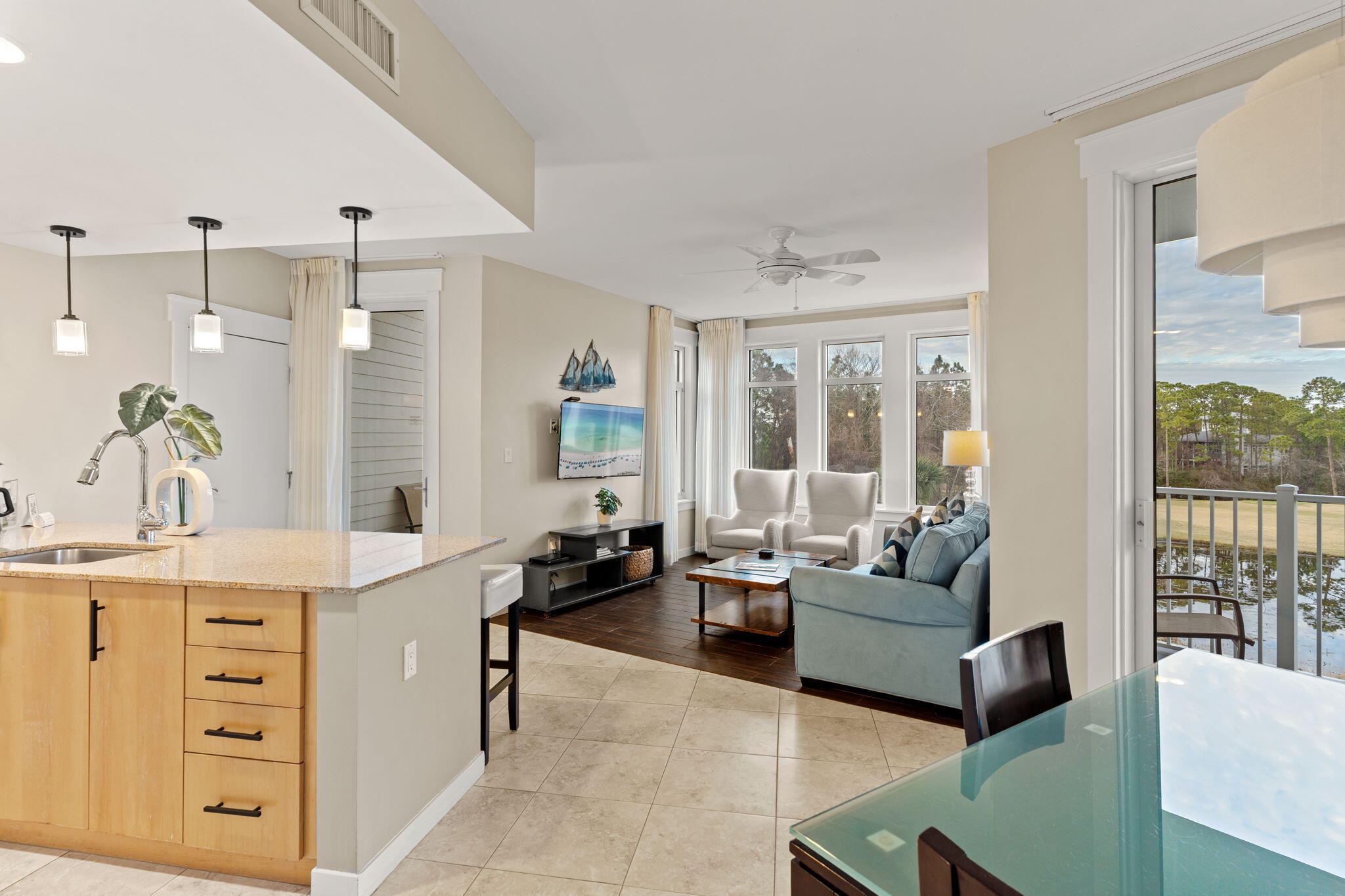 Perfectly positioned in the heart of Sandestin Golf and Beach Resort®, this lock-off condo at Elation offers unmatched flexibility, income potential, and resort lifestyle living--all just steps from Village of Baytowne Wharf. This versatile floor plan allows the condo to be used or rented as a studio, one-bedroom, or full two-bedroom, making it ideal for investors, families, or friends vacationing together. Enjoy views of the golf course stretching toward the bay, creating a peaceful backdrop while remaining close to the excitement and entertainment of the Village. Offered fully furnished and turn-key, this property features covered parking, resort-style pool, fitne 2025 Gross Rental Income: $31,657, Lock-off flexibility = multiple rental strategies.  Buy now and be positioned to capture rental income as the peak vacation season approaches. Whether you're looking for a high-performing vacation rental, a personal getaway, or a blend of both, this unit delivers location, lifestyle, and income. Schedule your showing today and experience Sandestin® resort living at its best.