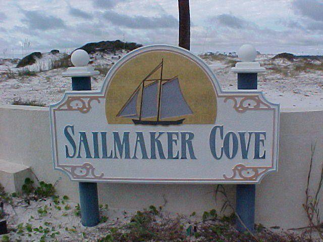 THIS LOT IS LOCATED RIGHT NEXT TO THE POOL AT SAILMAKER COVE, ONE OF ONLY TWO TRUE GATED COMMUNITIES IN NAVARRE BEACH. GREAT PRICE THAT INCLUDES ARCHITECT RENDERINGS OF HOUSE ON THIS LOT!