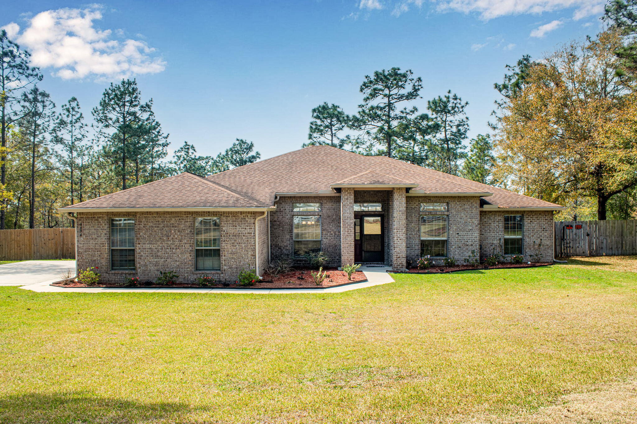 Open House Saturday May 2, 10AM - 2PM.  You don't want to miss this one!! A special home located on over an acre of land!! This beautiful home boasts 2736 sf, in much sought after Yellow River Plantation! Sellers have updated kitchen , new stove, microwave, dishwasher and garbage disposal. Installed recess lighting in Master Bedroom, kitchen, Florida room, living room and laundry room. The many projects did not stop at the door! The spacious screened in back porch is the perfect wind down spot! The exterior of this home is an outdoors dream with so many updates and projects from clearing the back, installing new flower beds, sod and irrigation, just to name a few! This is the one to call HOME!!