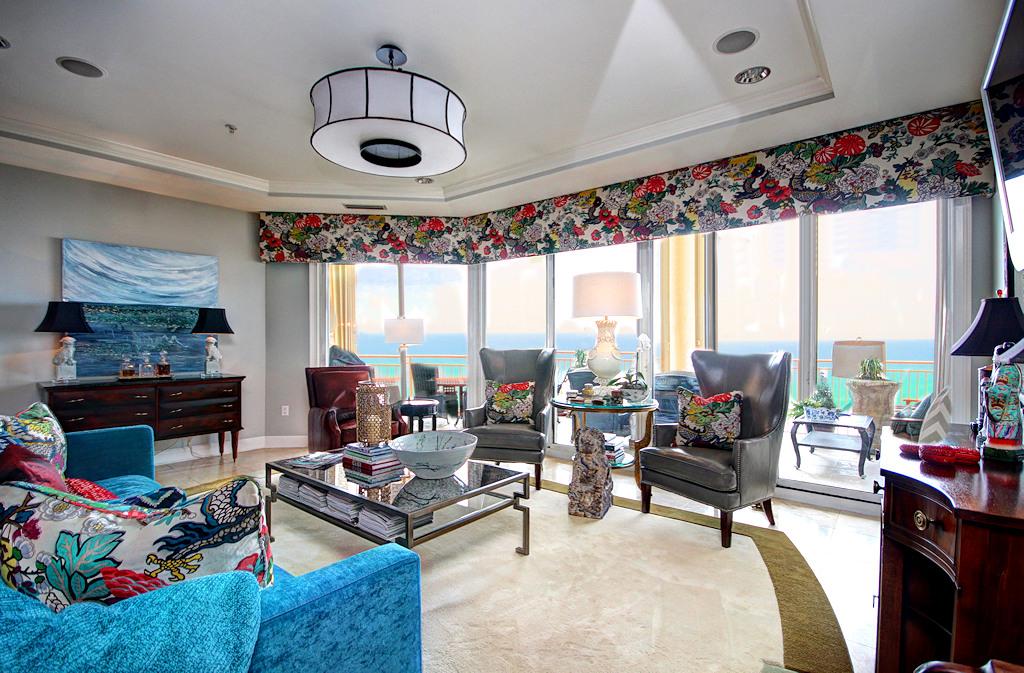 This 3BR/3BA Villa in Grand Dunes' South Tower is on the 17th floor, which is the highest level that you can be in Grand Dunes I without being a ''True'' Penthouse! This is the ''Penthouse'' level of single story units within Grand Dunes! This unit is being offered un-furnished and is full of upgrades which include: Custom Planation Shutters, Somfy Solar Shades, granite counter tops on the kitchen counters and breakfast bar, ''Premium'' stainless steel appliance package that includes a ''Clear Ice'' icemaker and a 5 burner natural gas cooktop. Other features of this unit include; travertine flooring in the private foyer, entry, living area, kitchen, hallways and baths, recessed lighting, custom light fixtures and trayed ceilings in the master bedroom. The master bath has separate dual head shower, jetted tub with travertine surround, private water closet, dual vanity granite tops and soft-close drawers. Grand Dunes Resort offers: 24 hour security, gated entrance, gated underground parking garages, Owner's Lounge and Fitness Room, Private heated pool, Lagoon style gulf-front pool and hot tub area, high speed semi-private elevator that exits to your private foyer, large 11' deep gulf front balcony with built-in stainless steel natural gas grill, 200' of private deeded beach and some of the most gorgeous views of the gulf and sugar white sands of the Beaches of South Walton that you will ever find from this gorgeous 17th floor unit!