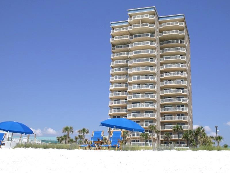 Experience an exceptional level of luxury and style in this magnificent HIGHLY DESIRED EAST END STACK condominium in Destin Towers. Southern Living Magazine chose Destin Towers as one of its ''Condo Favorites''! A winning marriage of a spacious floor plan and an ideal location tucked away in the heart of Destin that affords stunning Gulf front views and the utmost privacy. The entire building was renovated in 2006 and because of the construction techniques, it qualifies for an insurance premium reduction and a ''Superior'' rating from Citizens Insurance Company. Large living area overlooks the Gulf, as does the Gulf front Master Suite which has balcony access. Spacious guest room with adjoining bath, a fully stocked kitchen, and a laundry room with full sized washer/dryer.