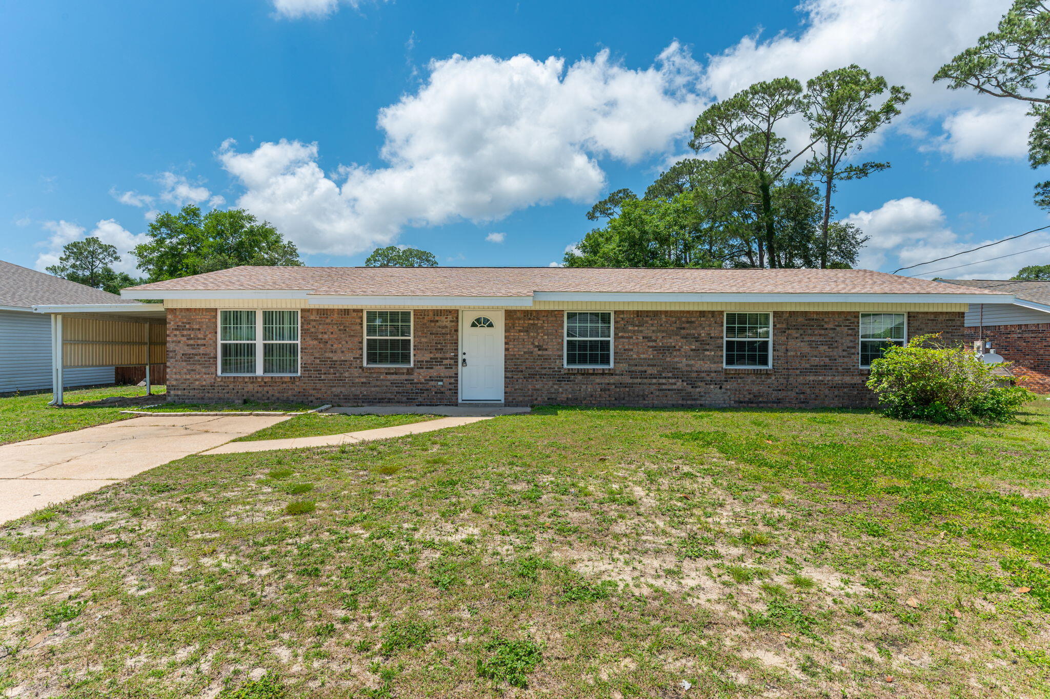 Welcome to this centrally located 4 bedroom all brick home in Niceville! This charming house features a fenced back yard, perfect for outdoor gatherings. With 2 bathrooms, this spacious home offers plenty of room for everyone. Situated in a convenient location, you'll have easy access to nearby amenities and attractions. Don't miss out on this opportunity to make this house your new home sweet home! Call us today for a showing!