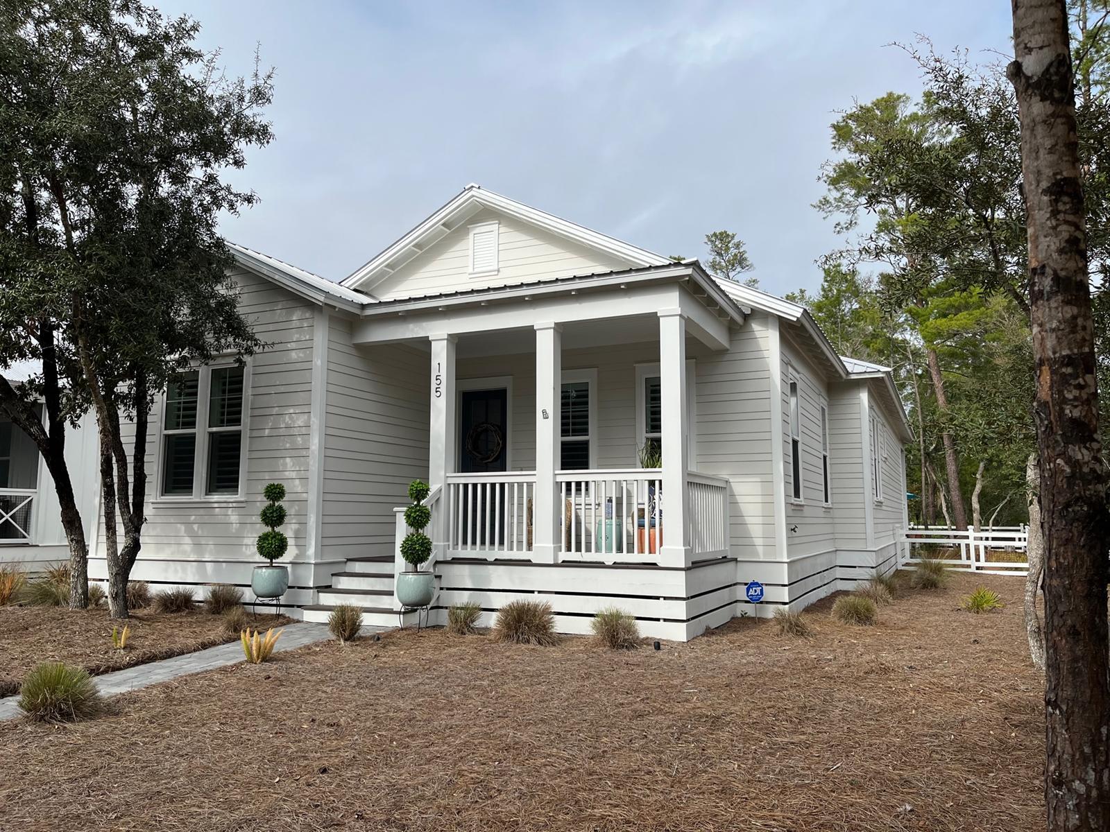 Welcome to 155 Devlieg Ave, located on the brick paved streets of the Grayton Bayou neighborhood just north of Grayton Beach. This single story 3 bedroom 3 full bath home with a separate office and attached garage sits on an oversized quiet corner lot. With engineered wood flooring throughout and upgraded appliances including gas cooktop, shiplap accents and crown molding. This bright home with fenced in courtyard is just a short drive to Grayton Beach , Watercolor and Seaside. Located in a highly sought after community with pristine resident pool and community boat launch.