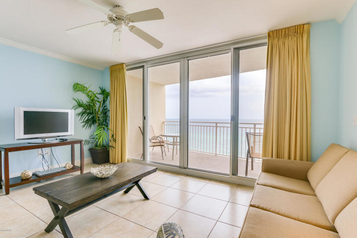Welcome to Paradise! Located in the luxurious Emerald Beach Resort - PCB's newest destination resort, this 11th floor unit has a spectacular views of the Gulf of Mexico and would make a perfect investment property, second home, or permanent residence. This unit is freshly painted and meticulously maintained Approximately 792sqft f 1+ bedroom / 1 bath luxury condo. Kitchens with 3cm granite counter tops and GE profile appliances. Laundry area with full sized washer/dryer. 12' foot wide, ceiling to floor, sliding balcony doors brings those beautiful Gulf views into this condo. These condos are great rental properties, with some generating gross annual income of $30,000+. Emerald Beach is one of the newest condominiums complexes in Panama City Beach Beach and offers endless amenities.