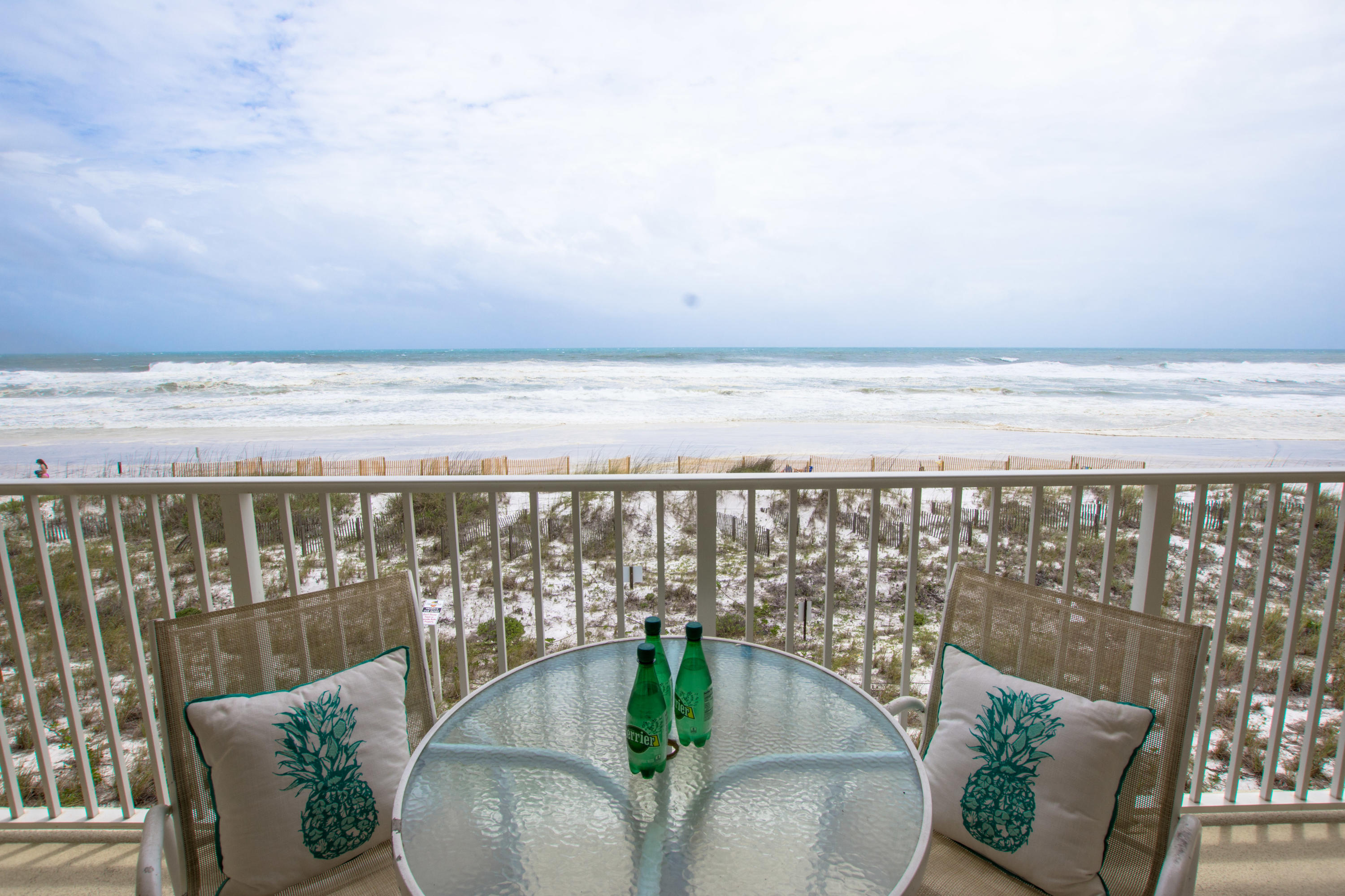 A warm Gulf breeze and a stunning Gulf view awaits you in your new condo in the Cabana Club - with over 1,000SF, this is one of the largest 1 bedrooms condos in the area! This condo offers a spacious living room with amazing Gulf views, a large and beautifully appointed master suite, a spa-like walk in shower and large soaking tub, a spacious fully stocked and renovated kitchen and a large balcony with incredible Gulf views. This condo is already on a seasoned rental program and conveys rental ready and equipped. Cabana Club is nestled along Scenic 98 in Crystal Beach and offers gated beach access, lush and tropical landscaping and a bbq grill area. Any owner and guests on the Sea Oats rental program can use their pool located right next door.