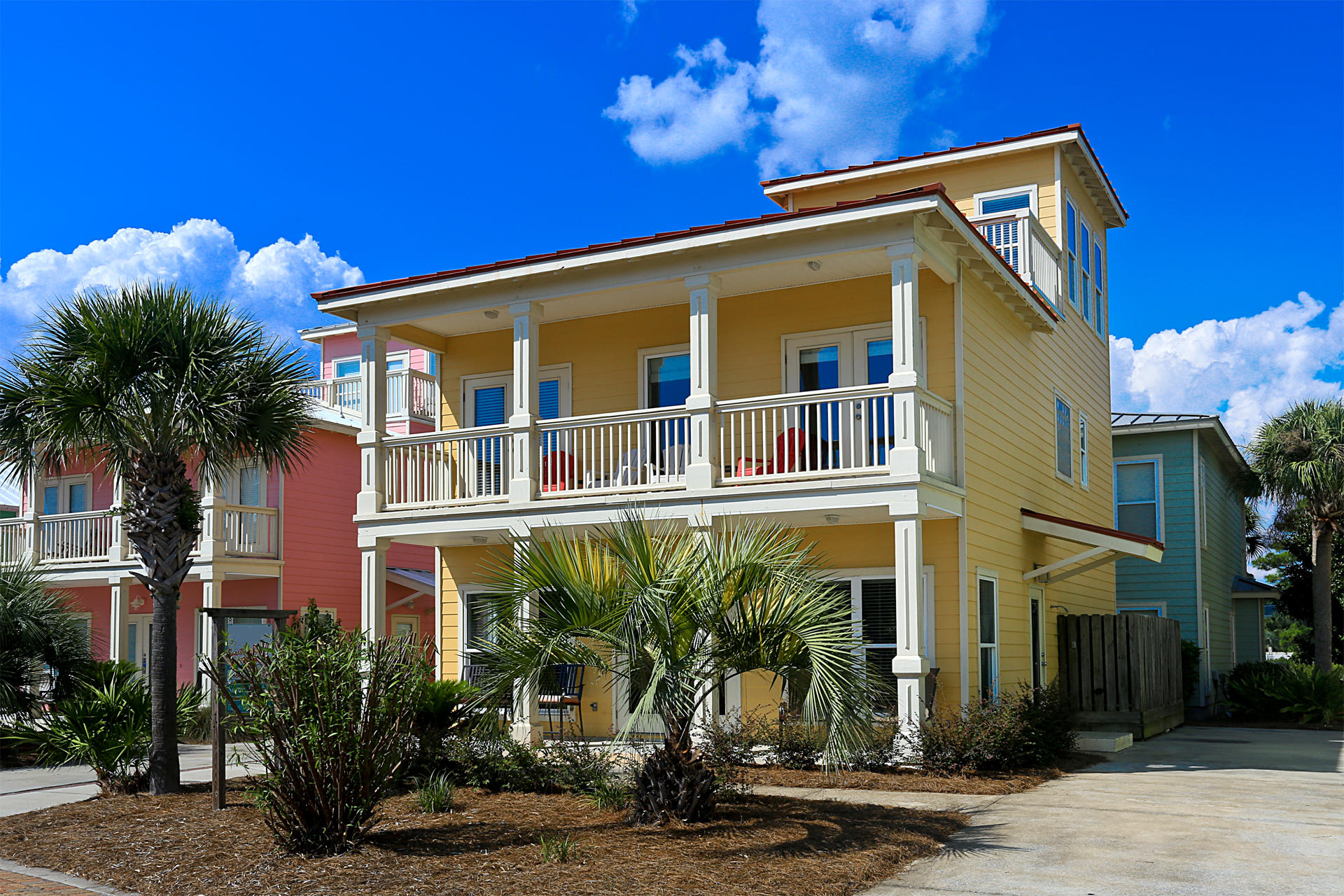 Sweeping gulf views, a full-sized community pool, and beach access directly across Hwy 30A for under $550,000. At full capacity this 30A beach cottage is capable of producing more than $59,000 in annual rental income. This home is aptly named Sunny Beaches for its bright, cheerful interiors and the short stroll to snow white beaches. The small community of Beach Haven Cottages rests on picturesque Oyster Lake to the north and prestigious Hwy 30A to the South. 58 Rue Du Soleil's expanded floor plan includes a first level, open-concept kitchen/living/dining as well as a first floor bedroom and bath. Granite counters, maple cabinetry, and tile flooring assure that the main living areas are current and carefree. Double porches on the main floor maximize outdoor space. Upstairs, a spacious master with a private bath and balcony ensures privacy and endless gulf views. Two additional bedrooms and an additional bath complete second floor living. 3rd floor space offers maximum impact from a viewing room with its own private walk-out. This bonus room can be used as a 5th bedroom, an office, or an additional gathering space. Call for your chance to view one of 30As great finds!
