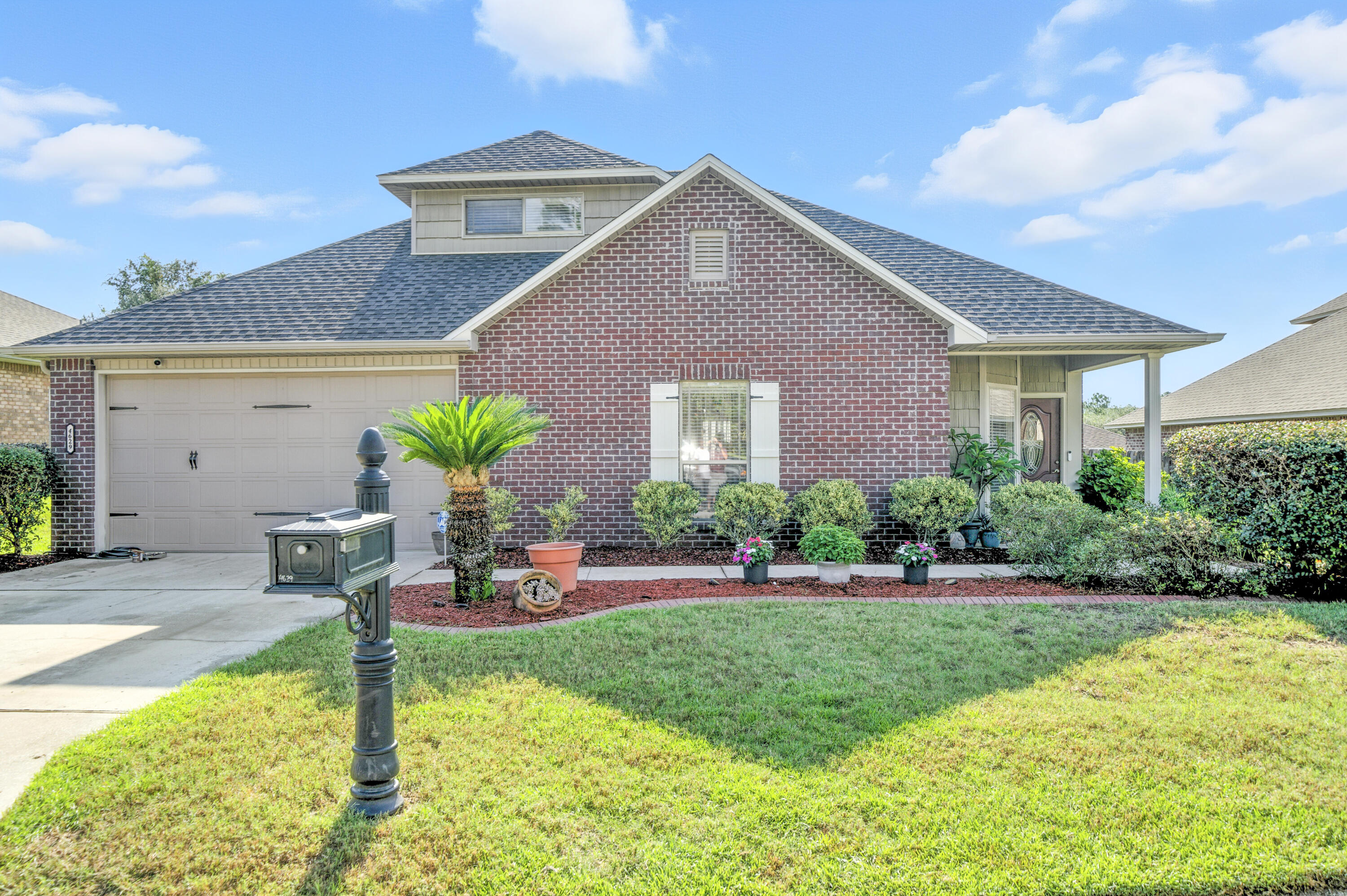 This beautiful all-brick 3 bed, 2 bath home has been more than just a house, it's been a place where memories were made, laughter was shared, and milestones were celebrated. Perfectly located near Duke Field, Eglin AFB, and Hurlburt Field, it offers both convenience and comfort. The spacious upstairs Loft with a stunning granite bar top is ideal for movie nights, game days, or winding down. The kitchen, with its granite countertops, oak cabinets, and stainless-look appliances, has been the heart of many family meals. Downstairs boasts 9-ft ceilings, wood laminate, tile, and carpet flooring. The master bath features a granite double vanity, offering both space and style. 
Come feel the warmth this one's special.