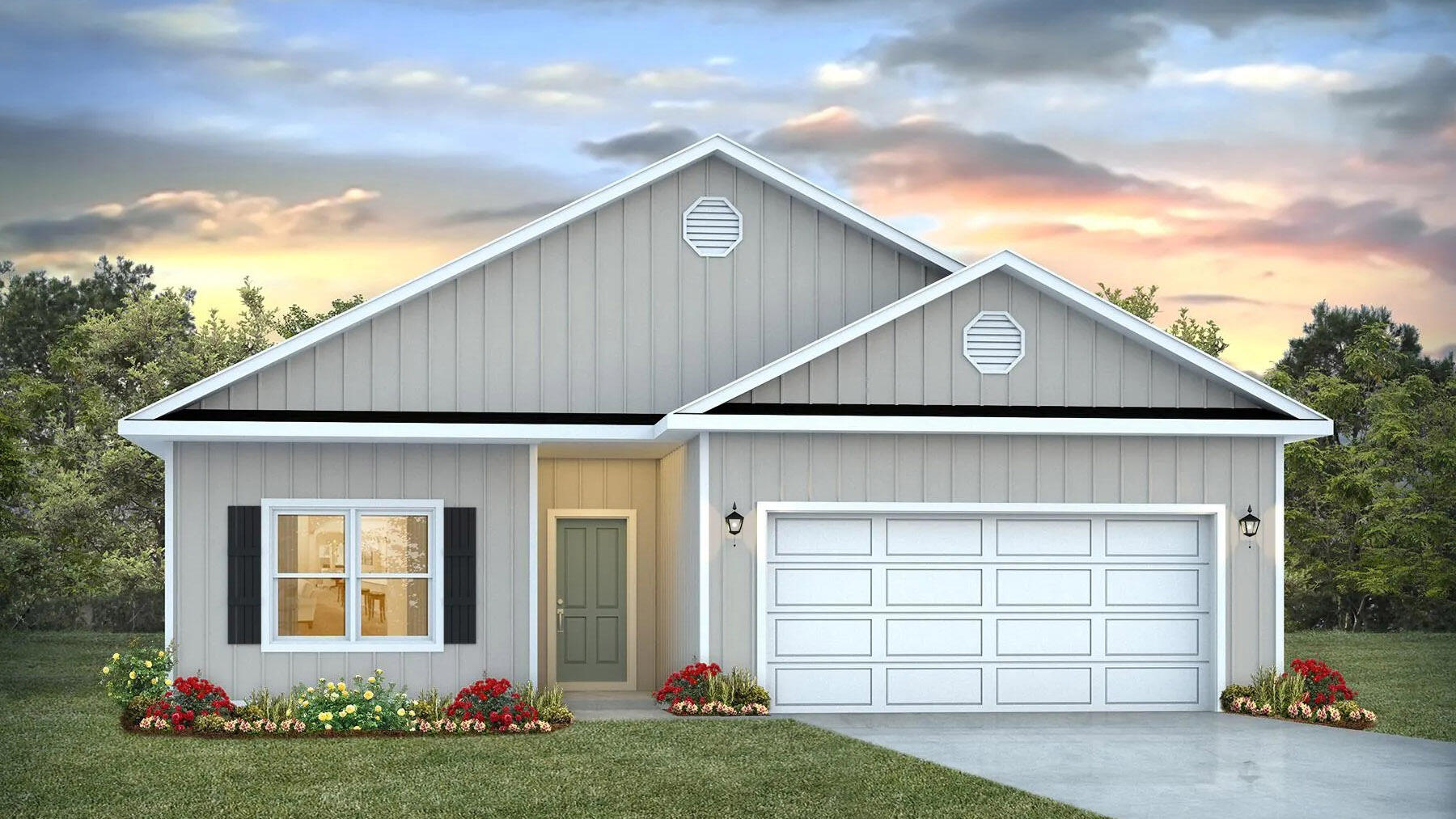 NOW SELLING! Welcome to Captains Cove in Navarre, FL. Welcome to the Walker Plan! Just under 1,600 square feet, this beautiful single- story home offers 3-bedrooms with 2-bathrooms, a 2-car garage, and a seamless open layout with charming features that are sure to make you feel right at home. Stunning Quartz countertops in kitchen and baths, all stainless-steel appliances, gorgeous EVP wood look flooring & plush carpet in the bedrooms. The Smart Home Connect System includes several Smart Home convenient devices. Upscale home with great curb appeal. Community Pickleball Court is an incredible amenity. Must see! ALL pictures, colors, features, and size may vary. Square footages are approximate.