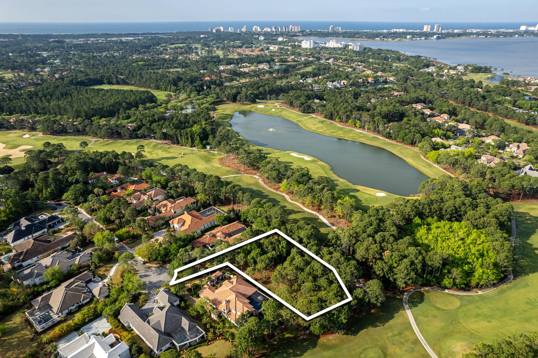 Nestled within the prestigious enclave of Burnt Pine, discover an unparalleled opportunity to craft your dream home on this three-quarter-acre homesite, resting comfortably on the 8th hole of the Burnt Pine golf course.  As you envision your custom-built residence, the possibilities are endless. In this coveted corner of paradise, every moment is an opportunity to savor life's simple pleasures, from leisurely strolls along tree-lined pathways to captivating sunsets shared with loved ones.  With its unparalleled blend of natural beauty, refined living, and unparalleled access to world-class golf, this homesite presents a rare chance to cultivate the lifestyle you've always imagined. Seize the opportunity to build your legacy amidst the timeless allure of Burnt Pine.