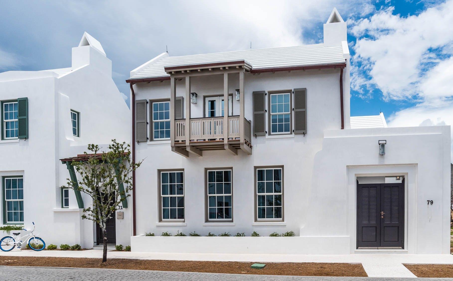 This stunning Alys Beach home, featuring Bermudan architecture, designed by Eric Watson and built by Alys Beach Construction, incorporates an open floorplan that connects to a spacious courtyard. Chelsea Frazer Interior Design created a master piece with the interior furnishings, fixtures & finishes. Located just steps to the Caliza Pool & Restaurant, Town Center, Fitness Center, and the Nature Preserve, across from Arboleda Park, featuring an alley of live oaks and the Leda sculpture. This 3,145 square-foot home showcases 4 bedrooms, 4.5 baths, a bunkroom with two sets of bunk beds, two-car garage and features a master bedroom on the first floor, while a second master bedroom, 2 spacious bedrooms, and a bunkroom encompass the second floor. The living room, gourmet kitchen and dining room, surround a spacious courtyard with a pool, fountain, outdoor shower and grill. The gourmet kitchen features Calcutta Gold countertops, Rift Sawn Oak Board Plank cabinets, white Peacock Paver floors, and top of the line appliances by Wolf, Subzero, and Bosch. This home is unparalleled and is a must see.Home sold furnished with the exception of personal items.