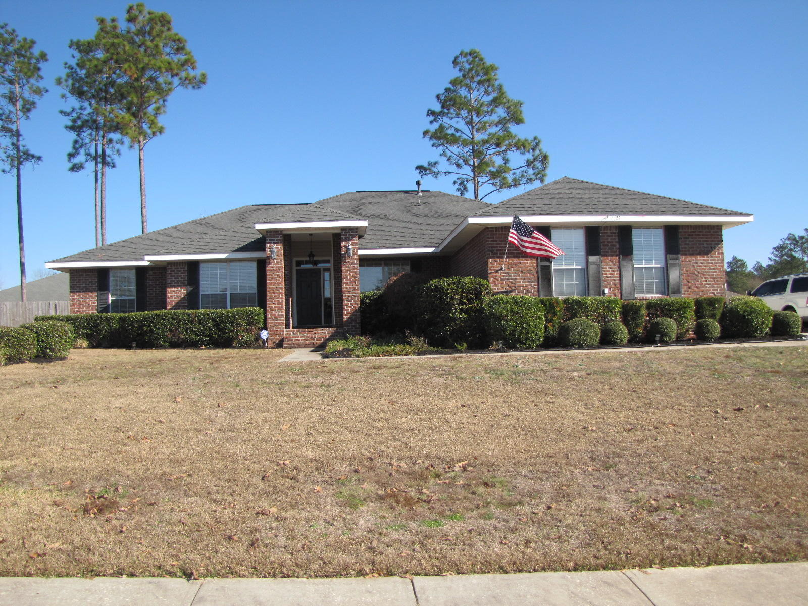 This is a very well kept home located in a popular subdivision with a community pool. The home features split bedroom, laundry room, dining room, and office. The back yard is privacy fenced and there is a covered rear patio and a small basketball court. The master bath has walk in closet and separate shower. The kitchen has lots of cabinets, gas stove, dishwasher, microwave , and refrigerator. A small pet will be considered with breed approval and pet fee. The home will be available December 17