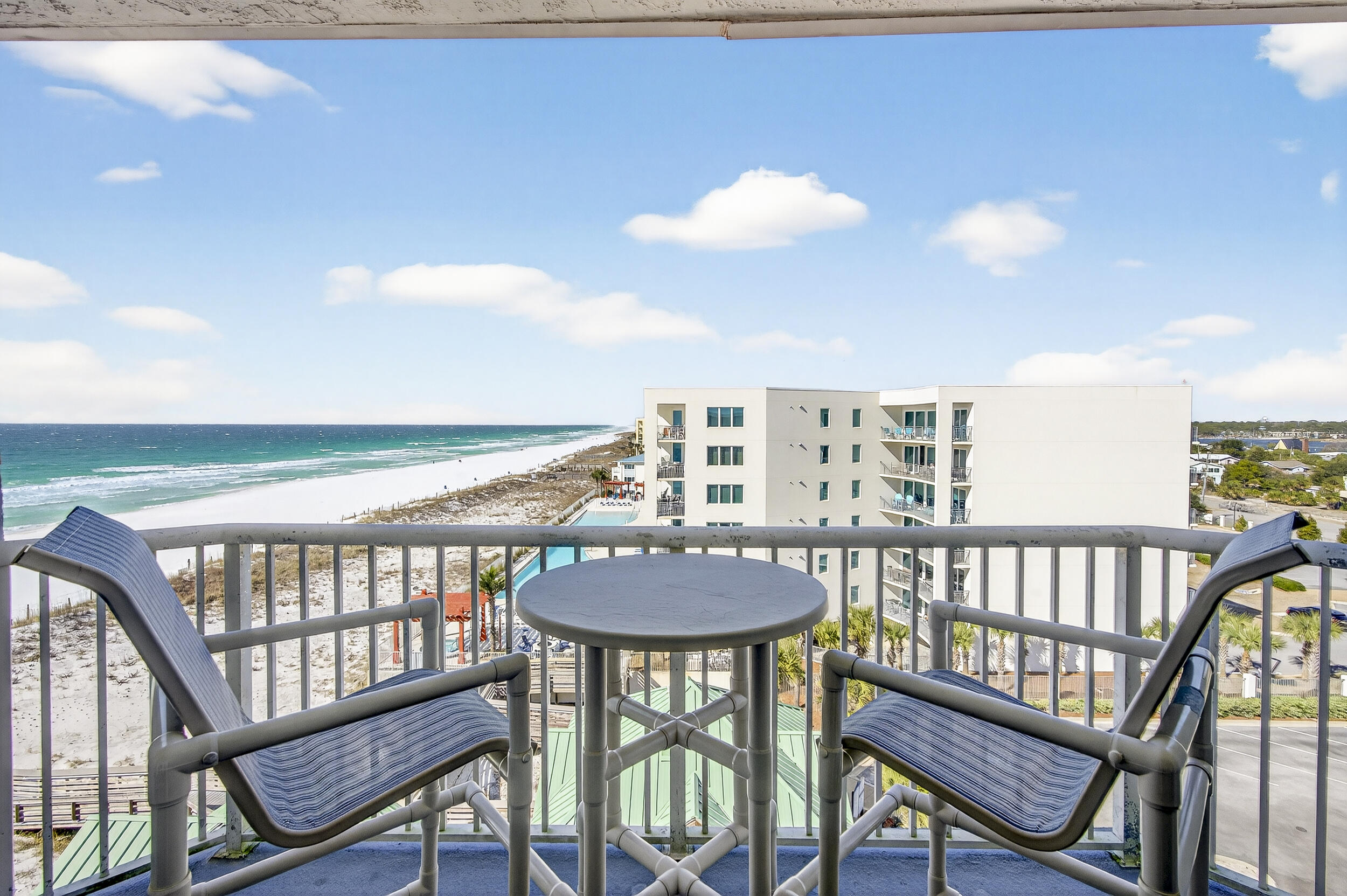 WOW! This oversized studio is a proven income producer, featuring a full kitchen, defined sleeping area, and generous space for living and dining. Guests are immediately captivated by the UNBELIEVABLE, unobstructed Gulf and beach views, enjoyed from the private balcony along with stunning sunsets. Located on the top floor, the unit benefits from no overhead noise—a major guest perk. Sold fully furnished and turnkey, this property is a true rental machine with strong demand. An excellent opportunity for investors seeking consistent performance in a prime beachfront location. Islander Resort offers pool, grill/picnic area, fitness center and private beach access.