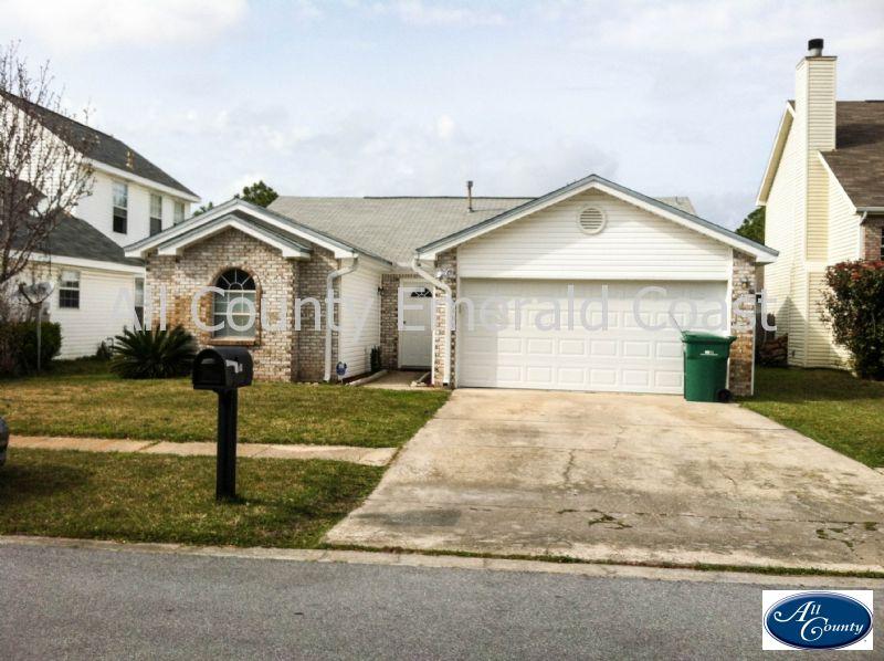 Copy this link to your browser to schedule a showing at your convenience.
https://secure.rently.com/properties/173352
Beautiful front brick home located in Mary Esther, close to Hurlburt Field and shopping mall. 3 bedrooms, 2 full baths, 2 car garage. Tray ceiling in master bed and living room. Gorgeous fire place, granite counter tops, spacious kitchen, tile flooring through most of the home. Double sinks in master bath and separate tub and shower. Privacy fenced in yard with a great new deck for grilling and entertaining.