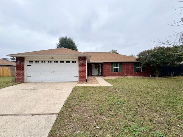 Beautifully updated home located in South Crestview right off PJ Adams. This home has four large bedrooms and two bathrooms with an open and split floor plan. The living room is great with a vaulted ceiling and lots of space for entertaining. The kitchen has stainless steel appliances, a walk-in pantry, and overlooks the dining room. The master bedroom has an ensuite bathroom with walk in shower, garden tub and walk in closet. All additional three bedrooms have carpet and share a bathroom. Walk out back to the large fenced in backyard with patio space and a shed. Pets may be considered pending owner approval and pet deposit. No smoking allowed.