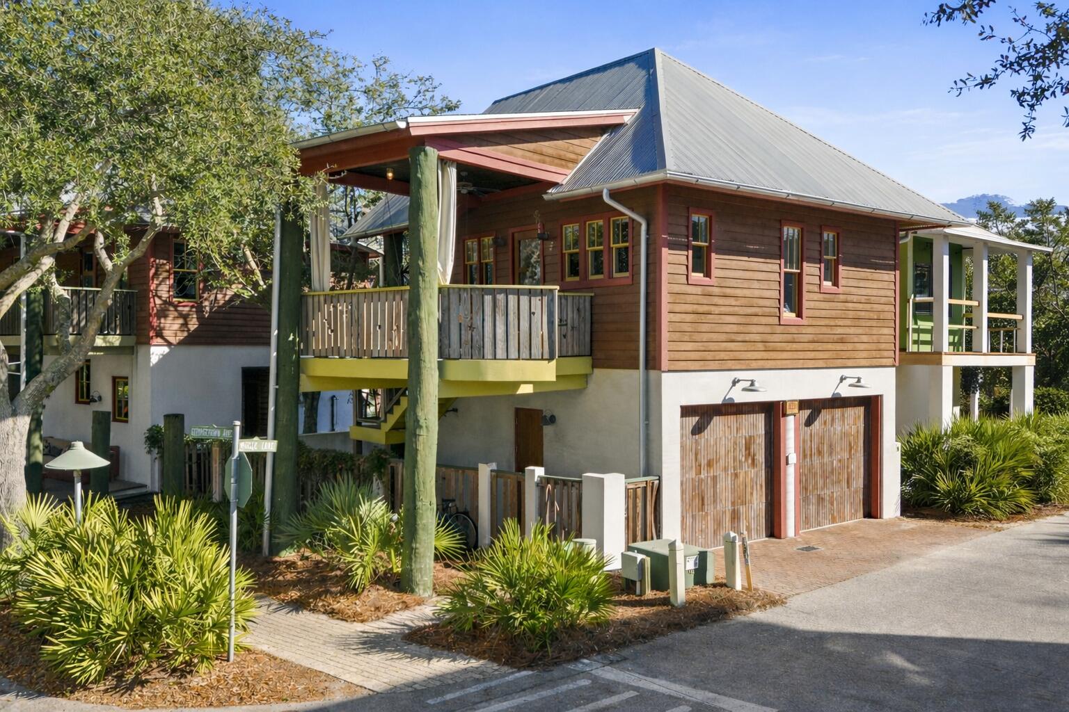 Rosemary Beach compound featuring a 4-bedroom main residence and a 2-bedroom carriage house — a rare opportunity offering flexibility, privacy, and exceptional investment potential in the heart of town. Designed by renowned architect George Israel, the main house was completed in 2002, with the carriage house added in 2007 — creating a cohesive yet flexible property that is both architecturally significant and functionally versatile. The main residence is rich in character, offering gracious living spaces that open to beautifully designed screened porches, extending everyday living outdoors. Each bedroom enjoys its own private balcony, an uncommon luxury that invites fresh air and coastal breezes after a day at the beach. The carriage house offers its own sense of retreat, complete with a 160-square-foot covered porch ideal for dining, relaxing, and overlooking the charm of Wiggle Lane.

The generous lot size  a true rarity within Rosemary Beach  provides exceptional privacy and even offers room to add a private pool, further enhancing both lifestyle and long-term investment potential.

Whether utilized as a primary residence with a private guest house, a multi-generational retreat, or a dual-income rental property, the flexibility here is unmatched. Live in one and lease the other, or maximize returns by renting both  the compound configuration allows for options rarely available within the community.

Beyond the gates, owners enjoy access to Rosemary Beach's deeded beach access, multiple resort-style community pools, a private fitness facility, clubhouse, and tennis courts  all part of the thoughtfully curated lifestyle that defines this iconic coastal enclave. Steps from beloved shops and award-winning dining, and moments from the Gulf's white-sand shoreline, 107 Wiggle Lane embodies the very best of refined beach living.

A truly one-of-a-kind opportunity in the heart of Rosemary Beach. Reach out today for cost-to-own and rental figures.