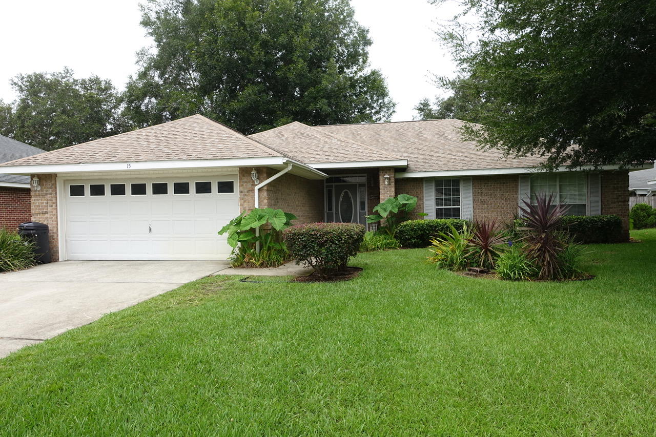 Don't miss out living in a great location with a Community Pool. Well maintained 4 bed/2bath brick home with 2 car garage & nicely landscaped fenced backyard. This spacious Open floor plan has a great kitchen, private Master Suite with Ensuite Bath and walk in closet, 3 Guest bedrooms & laundry room. Conveniently located near shopping & dining at Grand Blvd and 30-A. Just a short drive to the beautiful white sand beaches. AVAILABLE for RENT SEPTEMBER 1st, 2020. Lawncare Included. NO Smokers Please. Credit Check. Pet Restrictions Apply with $300 Pet Deposit.