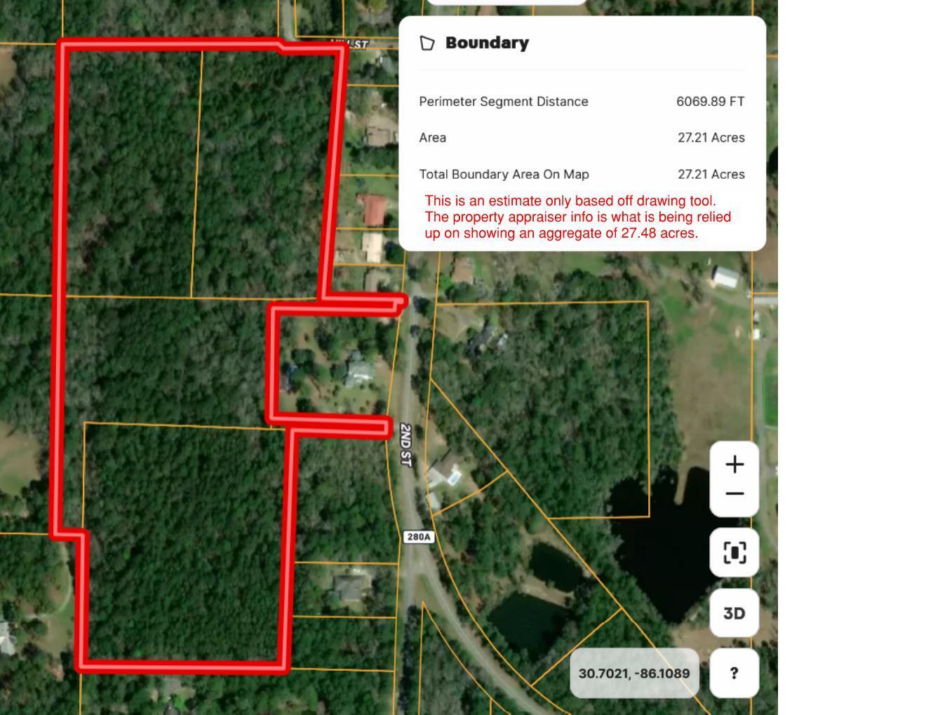 INVESTORS!!!  PRIME for Development!!!  All 5 parcels, within the City Limits of DeFuniak Springs FL, consist a total of approx. 27.48 acres on Hill St and 2nd street.  This City is exploding and you can take part in this tremendous growth opportunity!

Both City water/sewer are available along the right of way of south 2nd street.

They are zoned the following:
 
Parcels:
•02-2N-19-18000-022-0010 - zoned R-1
•02-2N-19-18000-022-0030 - zoned R-1
•02-2N-19-18000-022-0040 - zoned R-1
•02-2N-19-18000-022-0020 - zoned WCD (Walton County Designated)
•02-2N-19-18000-022-0050 - zoned WCD (Walton County Designated)
 
The Walton County Designated property means  when it was annexed into the City it retained it's Walton County designation on our Future Land Use map.  That would need to be amended prior to any development of property.  Upon completion of Annexation, then it can be further subdivided into smaller lots all must fit minimum sqft size designation per R-1 guidelines.  In essence, one residence per parcel is allowed.  Engineering will have to be involved to determine the number of lots this property would yield taking into account storm water, infrastructure, utility easements, etc.  

These parcels are north of the beautiful community of Pine Shores.  This is rolling land all almost entirely in Flood Zone X.  There is a small section of wetlands.  

Once developed, like Pine Shores, these parcels of land will offer many beautiful and highly sought after residential lots for potential builders.

This property is in a great proximity to town, schools, shopping, as well as the famous DeFuniak Springs Lake yard.  Less than an hour away from the White Sandy Beaches of Florida's Emerald Gulf Coast. Immense fishing opportunities all around!  Some of the best exist in King's Lake just a few minutes north.  Growth is abounding with addition of Chic-fil-a, Starbucks, and so much more coming. 

The city of DeFuniak is very short on residential housing and in desperate need of more affordable residential homes.  The city is welcoming developers to invest and build here!  They are looking to work with you!

**Please do not walk on this property without your real estate agent with you.  The boundary lines can be confusing and we do not want folks to have trespassing issues with the neighbors.