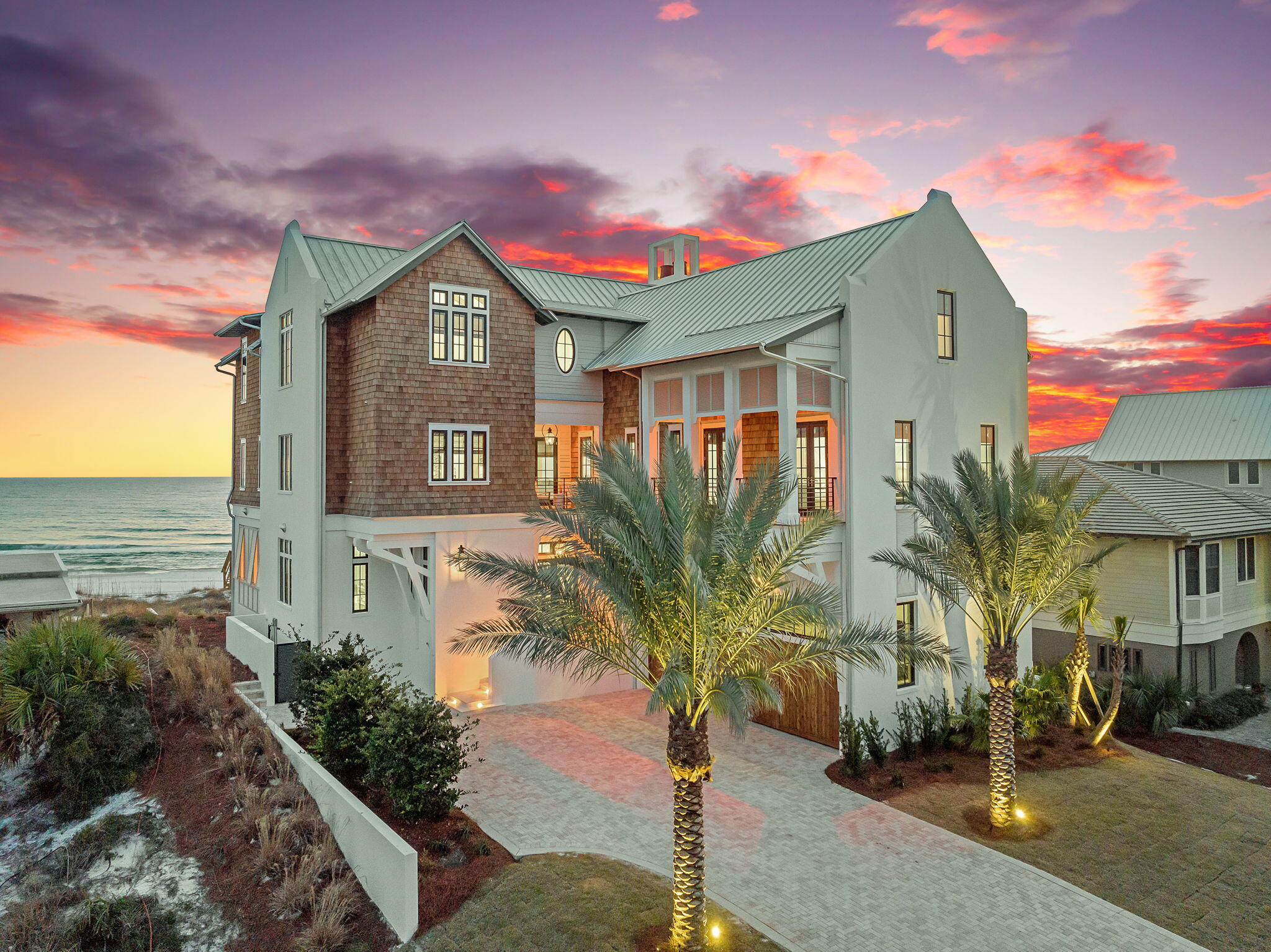 Designed by the acclaimed Geoff Chick & Associates and expertly constructed by Cogent Building Group, this newly completed Gulf-front estate at 5673 W County Highway 30A represents one of the most compelling offerings along Florida's iconic 30A corridor. 

Encompassing approximately 6,944 square feet across three thoughtfully curated levels, the residence delivers eight bedrooms and nine bathrooms, pairing architectural sophistication with a lifestyle defined by effortless luxury.

From the moment you enter, expansive, light-filled living spaces frame uninterrupted Gulf vistas, creating a sense of connection to the coastline that is both immediate and profound. Multiple covered terraces extend the living experience outdoors, while a Gulf-facing pool and private beach access invite you to embrace the shoreline as part of daily life.

Every element of this home reflects an unwavering dedication to quality, from its premium materials and refined finishes to a floor plan designed for both grand entertaining and intimate living.

Perfectly positioned along one of 30A's most coveted stretches of sand, this property is more than a coastal retreat, it is a rare opportunity to own a signature beachfront estate where timeless design, scale, and location converge.