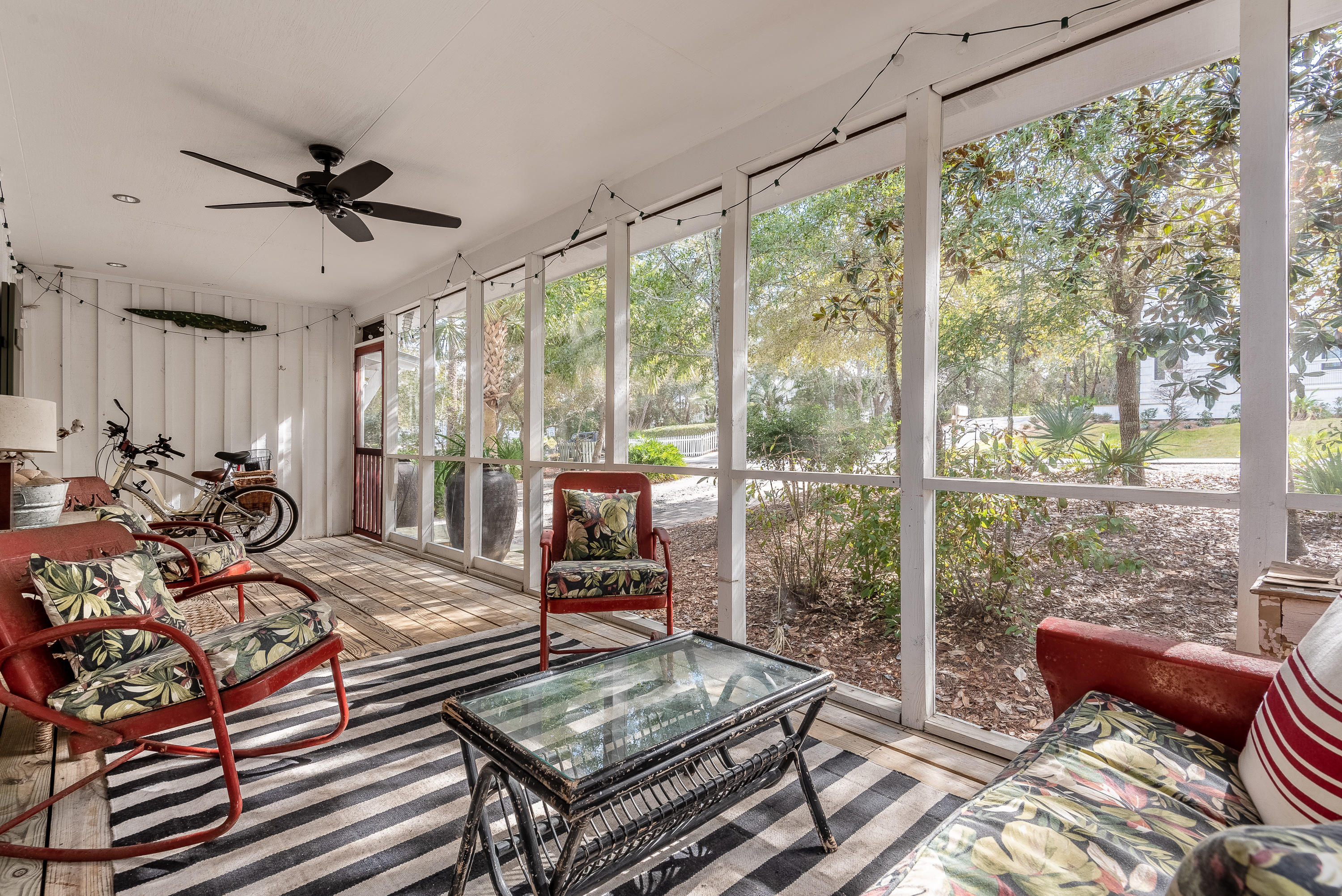 Tired of all the huge seven/eight/nine-bedroom McMansions with zero personality?  Looking for Old Seagrove Beach nostalgia?  Then this charming cottage with plenty of local history might be for you!

Moved from Pt. Washington in 2007 and lovingly renovated, this sweet cottage is the only one of its kind left anymore!  With three bedrooms and two baths, this quaint Old-Florida-Style cottage sits on a quarter-acre lot surrounded by mature trees.  Located at the corner of 395 and Seagrove Village Drive and .6 mile to Seaside, this gorgeous lot offers room for house expansion, a guest house or even a pool.


REVIVAL offers three bedrooms, two full baths, a home office, full laundry room, kitchen with all upgraded stainless-steel appliances, tankless water heater, and plenty of character.  A cozy fire-pit warms those chilly nights, and Kevlar hurricane curtains assure protection.  This is the classic, old Seagrove Beach cottage you've been looking for!   Just two short blocks back from 30A and an easy stroll to Seaside, shopping, restaurants, and 30A's 18-mile bike path - you can be anywhere in minutes.

The interior was furnished and decorated by "Tracery" and has been published in 30A Style, and Tracery.  

Hurry before the developers snap this up and ruin this beautiful property!