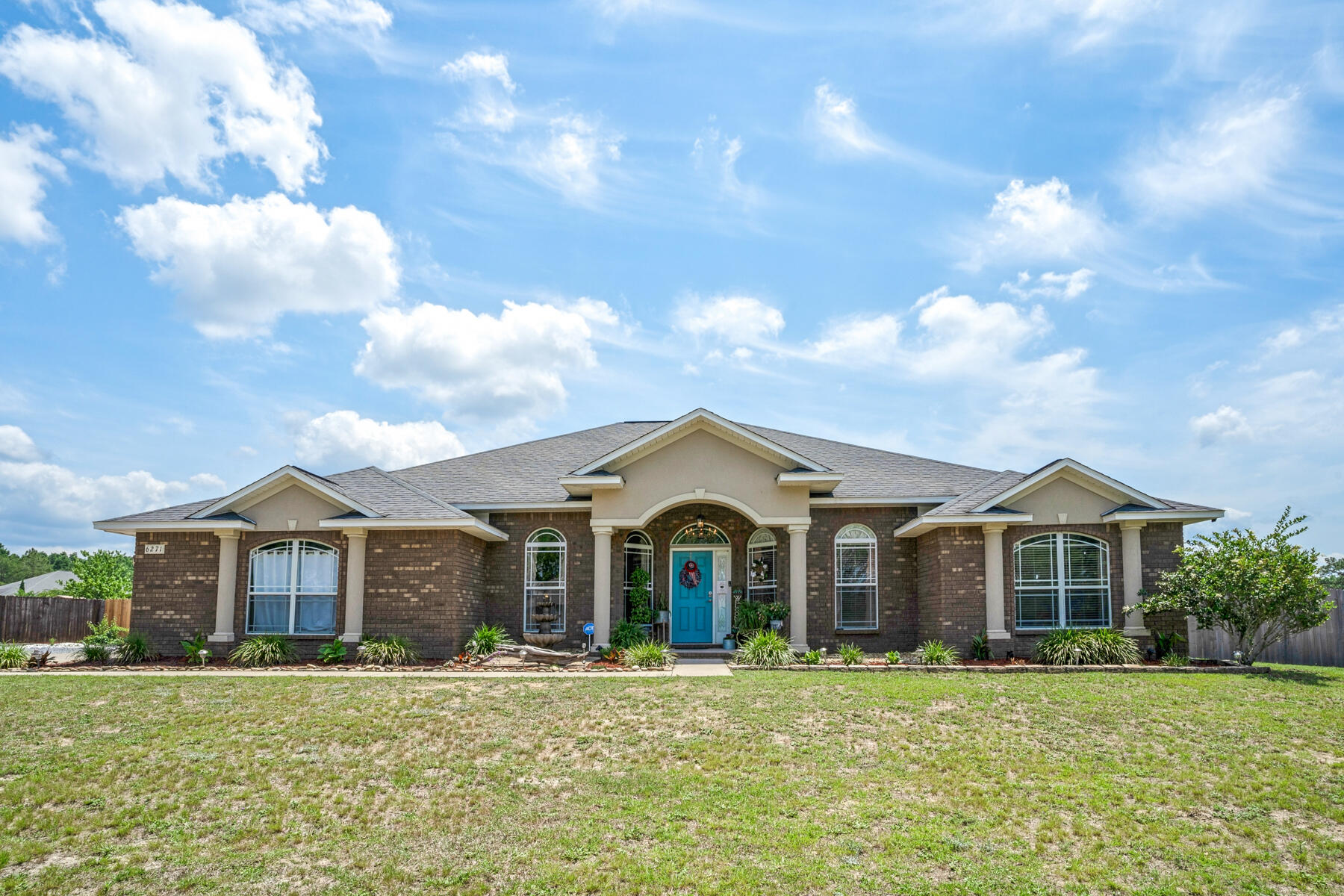 This incredible 5 bed 3 bath home has all the comforts you could ask for in the desirable North Crestview neighborhood of Cardinal Estates and NO HOA.  At almost 3000 sq feet and over half an acre lot, this home offers ample indoor and outdoor living space. The beautiful split floor plan more upgrades than could be outlined here and it is clear the moment you walk in the door home how much love and attention went into every detail in this home.  2 complete Master suites, and 3 spacious guest rooms, a large living room and bonus/4 seasons room allows a large extended family plenty of room to spread out.  And it doesn't stop inside!!!  Did we mention the pool!!! The fully fenced in backyard is a great size and is home to a stunning saltwater pool with all new equipment, a warming blanket and a new extending concrete decking as well as an amazing covered outdoor grill area!!!  The extra-large lot allows for extra vehicles, boats and RVs as well as an oversized workshop. The HVAC has been serviced and a air purifying system added and the house house is protected with an alarm system.