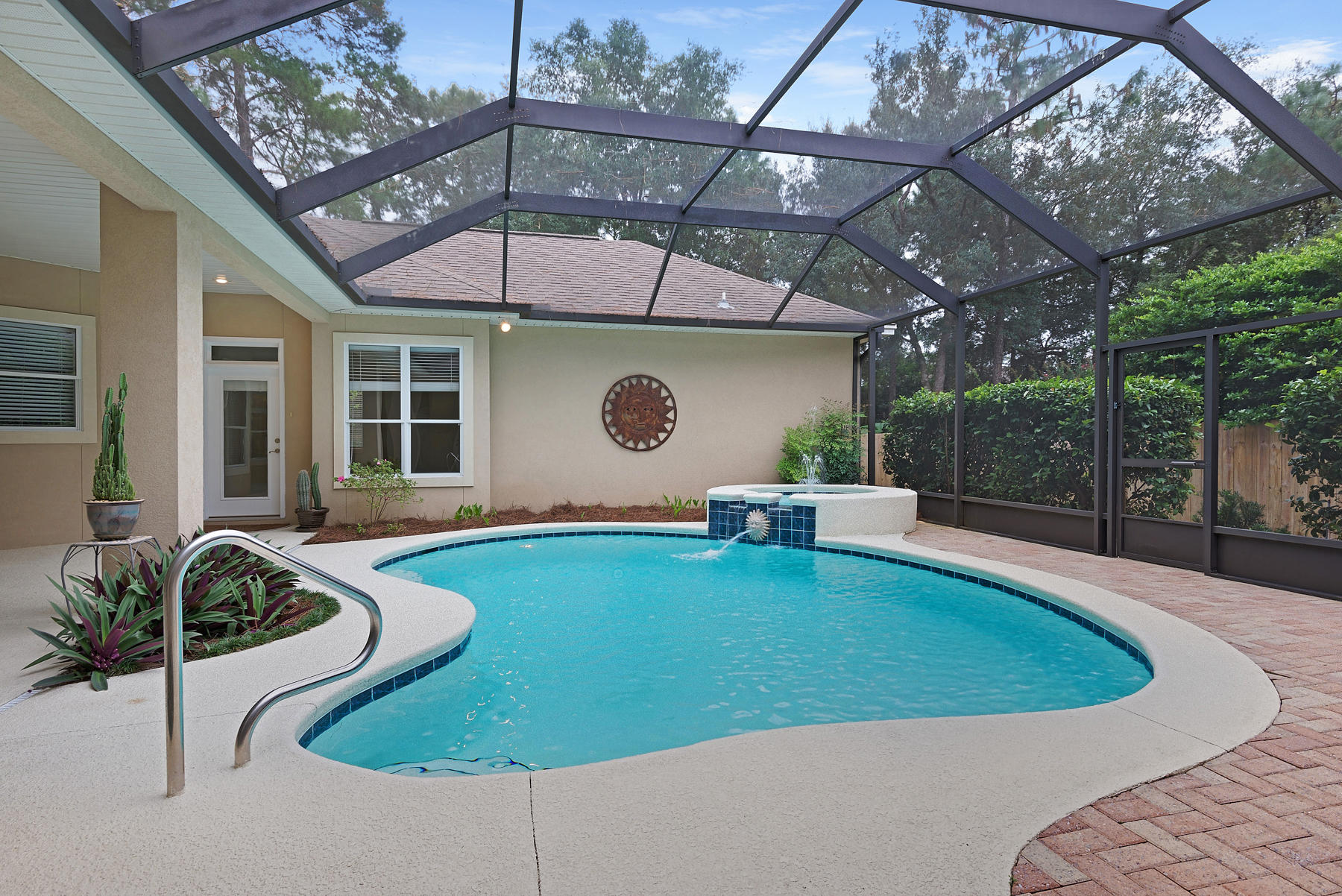 This Stunning-''Apex Award Winner'' & ''Parade of Homes'' Winning Home in Niceville's Prestigious Swift Creek Community has it all to deliver a tremendous ''Quality of Life'' to its new owner(s). ''Click on the Video Tour'' and witness for yourself the great feel that you will have as you enter your home through the beautifully crafted entry doors to a peaceful and serene Courtyard/Pool setting, accented buy lush privacy landscaping and its own Cabana. Enter the main section of the house and discover the comfort created when outstanding design wonderful & well thought out upgrades (Yes...there are many) are combined to give you maximum enjoyment. Want the best home available on the market for the price? Put this one at the top of your list!