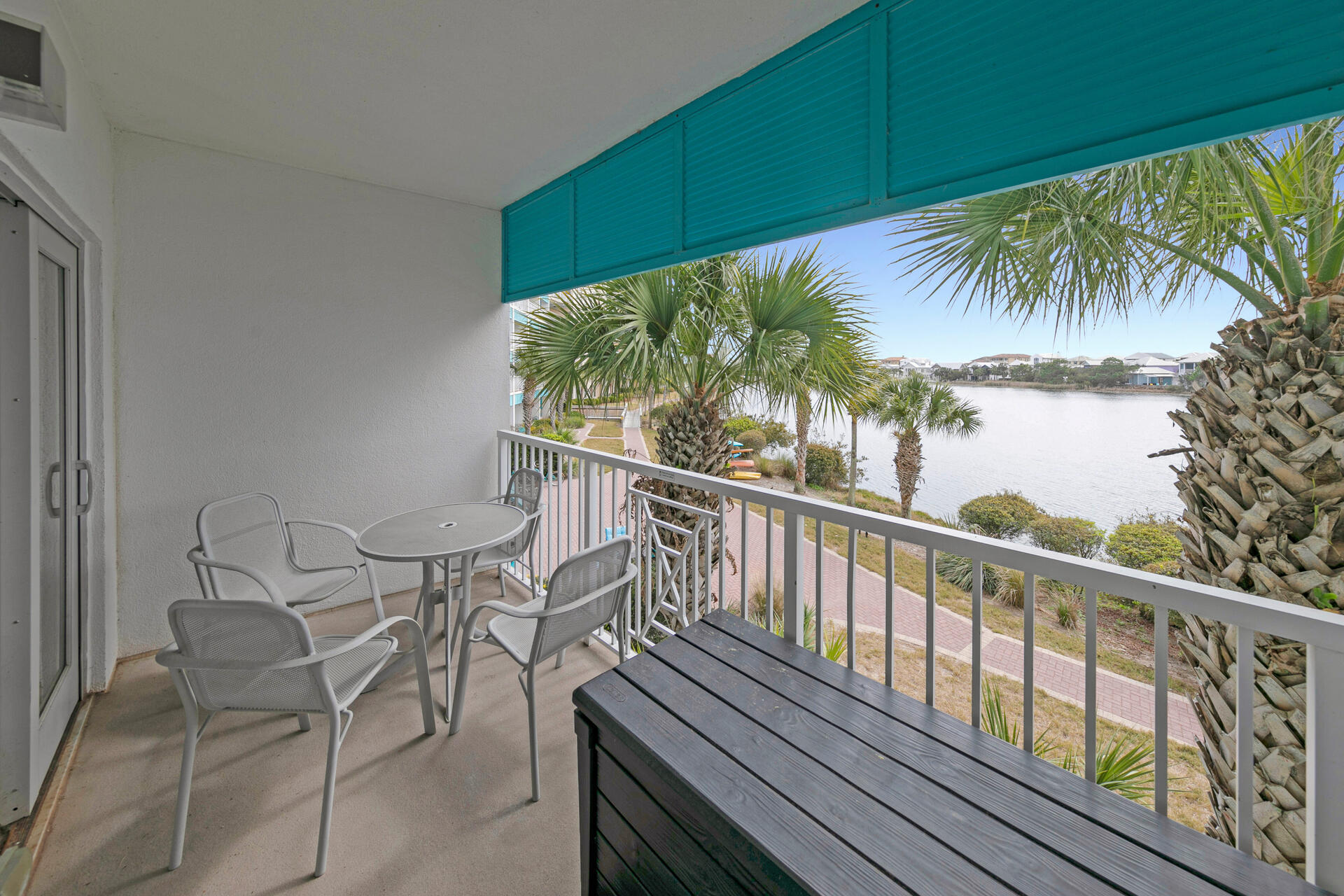 Great opportunity to own a serene beach getaway in the exclusive Carillon Beach Inn. Unit 205 is located on the 2nd floor with serene views of Lake Carillon. This unit is has been completely renovated and fully upgraded! This  renovated kitchen is a dream including granite countertops with a large island, new stove top, and updated cabinets. Upgraded features of this unit include luxury vinyl flooring, stainless steel appliances, and new coastal furnishings. Turn key and rental ready! Enjoy astonishing sunrises and sunsets from the balcony overlooking Lake Carillon. Carillon Beach Inn is located on the west end of Panama City Beach with quick access to Pier Park, Lake Powell, and 30A. Carillon Beach Resort amenities include over 3,900 ft. of white sand beaches, 4 community pools, 2 hot tubs, tennis, yoga studio, fitness center, retail shopping and dining. This unit is ideal for a beach getaway or investment property. Coastal living at its finest!