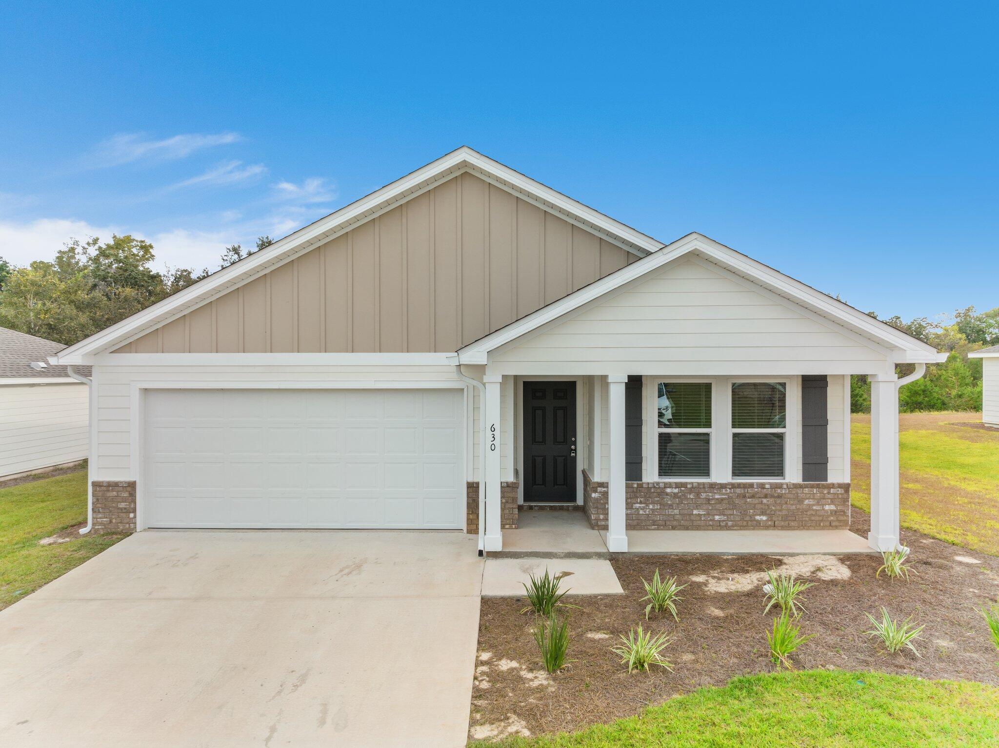 This 4 bedroom, 2 bath home is complete with window treatments. Granite countertops throughout and stainless appliances. LVP flooring and carpet. Community pool and playground. Situated at the mouth of the LaGrange Bayou, it is located 30 min to Emerald Coast beaches (Fort Walton, Destin, and Panama City). Conveniently situated between Pensacola and Tallahassee.

***Pictures may vary with each floor plan*** The Beach Sunsets Inc. Resident Benefits Package is designed to provide convenience and professional services to our residents. By applying, Resident(s) agree to be auto-enrolled in the program and pay an additional $25.00 each month, payable with rent. This program includes benefits such a Tenant Portal for online payments, 24/7 maintenance requests, air filter(s) auto