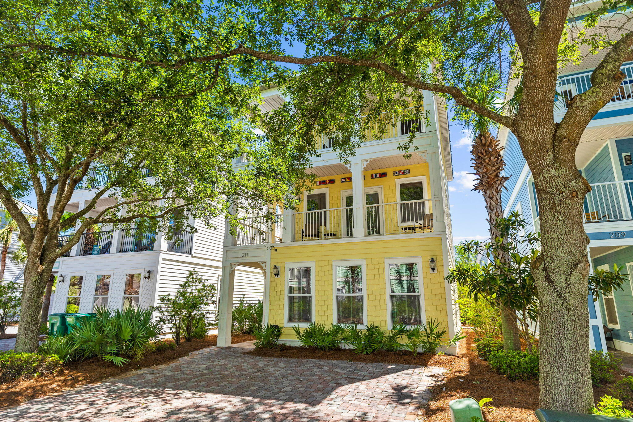 Step into beach living at this stunning 3-story residence nestled in the coveted Villages of Crystal Beach, right in the heart of Destin. Boasting 5 bedrooms, 4 full baths, and over 2700 square feet of meticulously designed space, this home comfortably accommodates 14+ guests, making it an ideal retreat for families or large groups. As you enter, you'll be greeted by exquisite travertine flooring, granite counters, and crown molding throughout, showcasing the attention to detail in every corner. The kitchen, a culinary masterpiece, features stainless steel appliances, perfect for crafting gourmet meals to be enjoyed in the spacious dining area. Recent upgrades including full exterior and interior paint, an expanded parking pad, and new microwave enhance both the aesthetics and functionality of this already magnificent property. Plus, newer appliances, including the refrigerator and range, ensure modern convenience for residents and guests alike.

The bedroom layout is thoughtfully arranged across all three floors, offering privacy and comfort for all guests. The primary bedroom, located on the third floor, provides a peaceful retreat with its own en-suite bath, while additional bedrooms are spread throughout, allowing everyone to find their own space to relax and unwind.

But the true gem of this community lies just steps awaythe largest resort-style lagoon pool on the Emerald Coast, offering a luxurious oasis for relaxation and recreation. And with free beach shuttle service during high seasons, accessing the sugar-white sands and crystal-clear waters of Destin is a breeze.

Surrounded by dining, shopping, and entertainment venues, and only minutes from the beach, this location offers the perfect blend of convenience and luxury. Plus, high-level community amenities and a low quarterly HOA fee make this property an exceptional investment opportunity, whether you're seeking a second home, primary residence, or vacation rental.