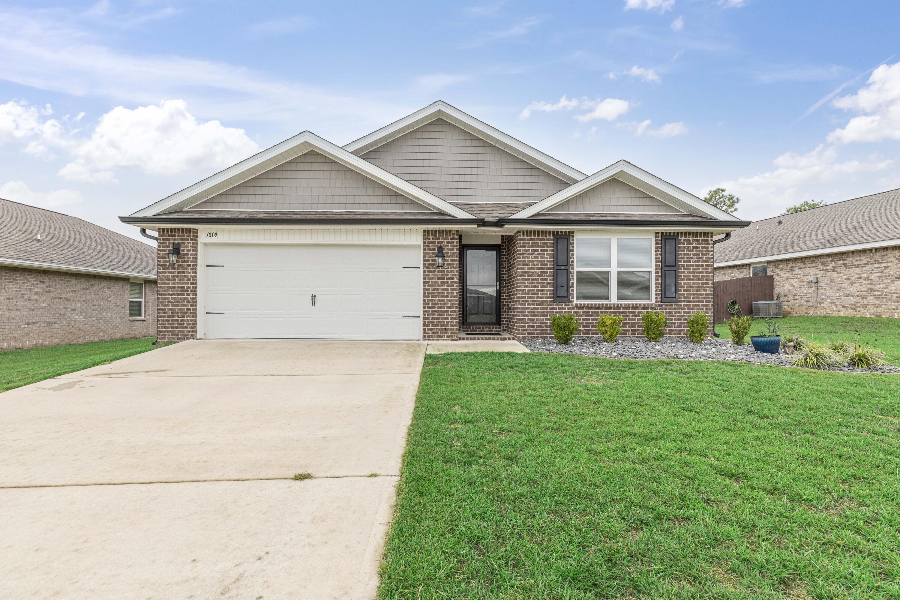 AVAILABLE... NOW. 4bd/2bth home located in the desirable Redstone Commons Subdivision. The kitchen features an island, stainless-steel appliances, granite countertops, and opens to the spacious great room for easy everyday living. The primary suite includes a dual vanity and walk-in closet. Additional features include washer and dryer hookups, a two-car garage, and a fenced yard. Conveniently situated near local schools, shopping, and military bases.
Located in south Crestview with easy access to schools, shopping, and military bases.

NO smoking. 600 minimum FICO credit score required in addition to meeting rental criteria. Pets allowed upon approval with a non-refundable pet fee.
 All applicants are required to complete an application on https://onefamilypropertyservices.petscreening.com/ regardless of if they own a pet or not. Applicants with an ESA are also required to complete the application.

This property is a part of a Homeowners Association and tenants will be required to adhere to certain rules and restrictions. If you have any questions, you may request to view the HOA Covenants prior to application.

** Fees Required once an application is approved include, but may not be limited to: Security Deposit, Non-Refundable Fees (cleaning and rekey), $20 Certified Mail Fee, and Pet Fees (when applicable).