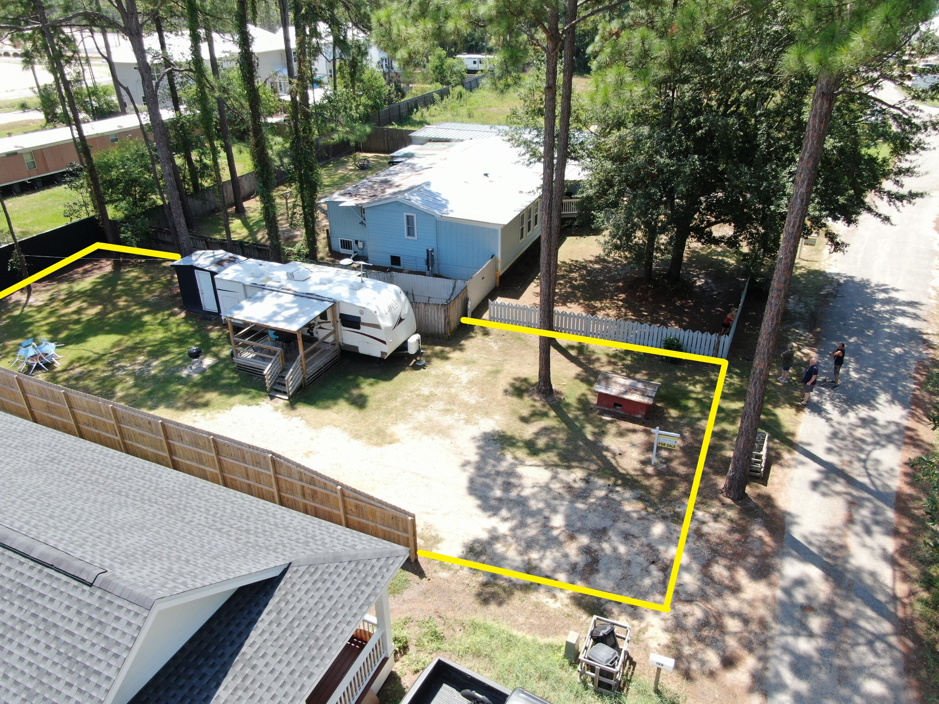 Discover the perfect setting for your dream home on this prime lot, nestled in the heart of Santa Rosa Beach.

The area is buzzing with new home constructions and lot acquisitions, signaling its growing appeal.

Enjoy the freedom of no HOA restrictions and no mandated build-out timelines. Plus, the county maintains the road, ensuring easy access.

The property is already cleared and ready for development. Its central location offers the best of Santa Rosa Beach at your doorstep: dine at nearby restaurants, indulge in shopping, or relax on the pristine white sandy beaches. For nature enthusiasts, nearby hiking trails and parks provide boat access for added adventure. Prospective buyers are encouraged to conduct due diligence to verify all information, measurements, and other details deemed essential.

The travel camper is not included in the sale.