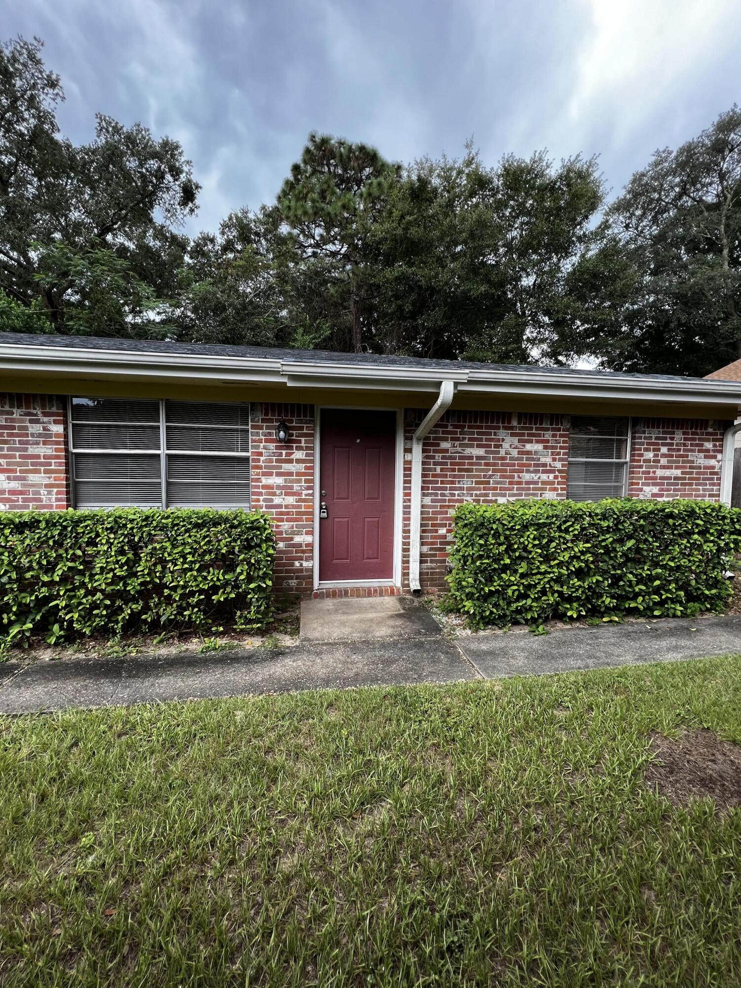 This cozy and well maintained two bedroom apartment offers lots of
value for Tenants!  Includes convenient first floor access with
off-street parking for two vehicles, in-unit laundry utility, built-in
dish washer, ceramic tile flooring, central heating and air conditioning
with ceilings fans in main living spaces, lawn service and waste water
utility included, just 4 minute drive to NWF State College, 10
minutes to Eglin AFB East Gate and 16 minutes to Duke Field.
