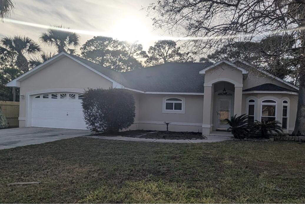 Welcome to Sound Hammock. Highly sought after neigborhood in Navarre. 1900 sq ft 3bed 2bath home. New carpet in all 3 bedrooms & office. The large living room connects to the spacious kitchen as the heart of the split floor plan home. Take advantage of the community pool for those hot summer days or take a stroll on the beautiful nature trail. Don't miss out on the opportunity to make this house your home!