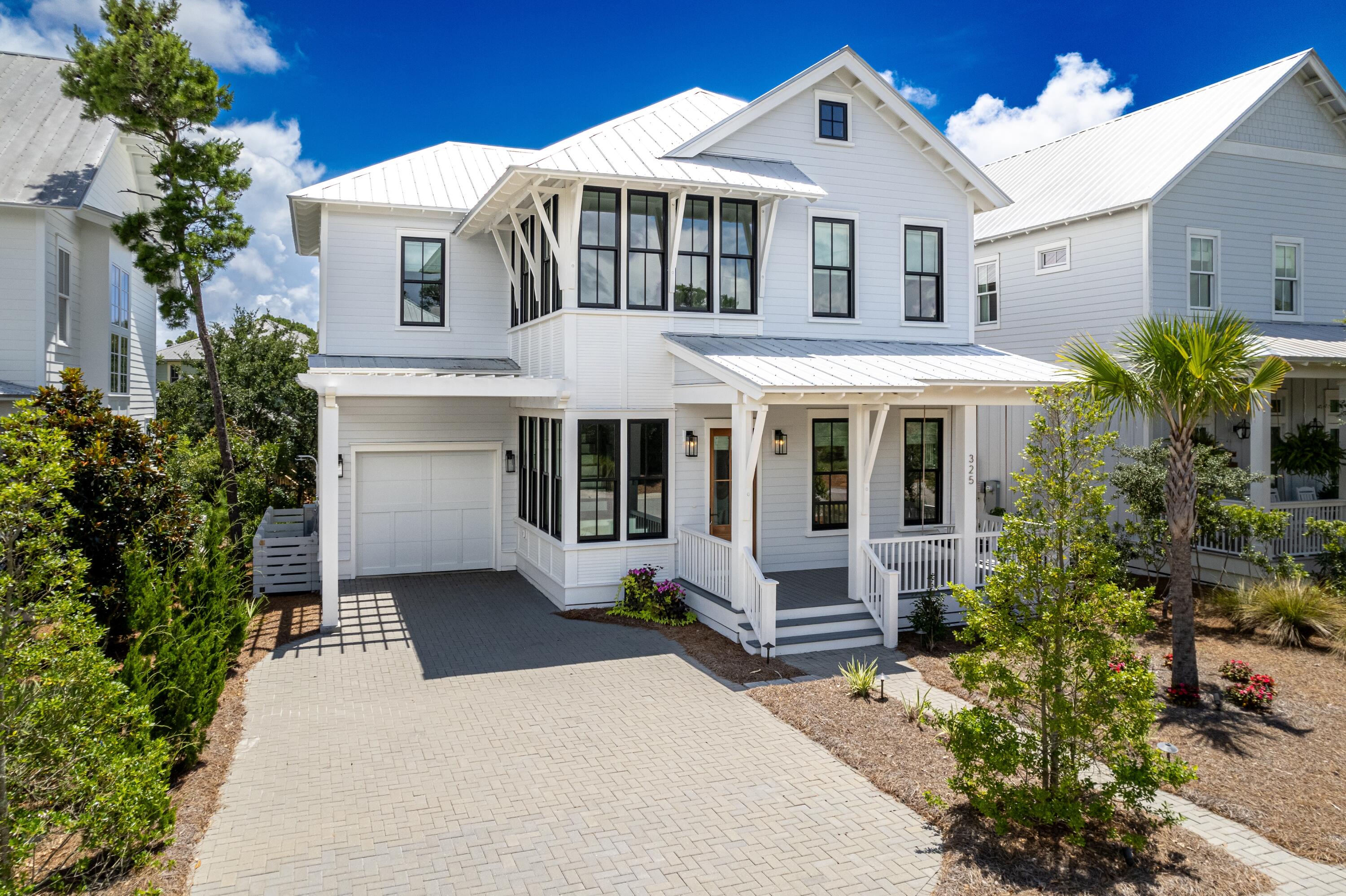 Welcome to 325 Morgan's Trail, a stunning home located in the gated community of The Preserve at Grayton Beach on 30A's west end. Built in 2022, this beautifully designed residence offers a perfect blend of luxury and comfort and is just a short bike ride to the charming shops and restaurants in Grayton Beach.
 
This home features 4 spacious bedrooms, each with its own private bathroom, ensuring privacy and convenience for everyone. Additionally, there's a large bunkroom with four custom built-in bunks, perfect for accommodating extra guests or creating a fun space for kids.
 
Step inside to discover a modern open floor plan, complemented by three oversized porches, ideal for relaxing and enjoying the serene surroundings. The home also boasts the convenience of a laundry room on each level and a one-car garage.
 
The large living area includes a cozy fireplace, creating a warm and inviting space for family gatherings. Outdoor living is a delight with a large screened-in porch that includes an outdoor kitchen, perfect for entertaining and enjoying the warm Gulf breezes. 

Offered furnished with minor exclusions, this home is move-in ready and awaits your personal touch.
 
The Preserve at Grayton Beach offers an array of exclusive amenities, including PRIVATE DEEDED BEACH ACCESS via a private boardwalk that captures the breathtaking scenery of the dunes and the Gulf of Mexico. Enjoy an active lifestyle with the pickleball court, tennis courts, two community pools, a gym, and walking trails throughout the nature preserve.
 
Experience the best of coastal living at 325 Morgan's Trail. Schedule your showing today and make this exceptional property your new home.