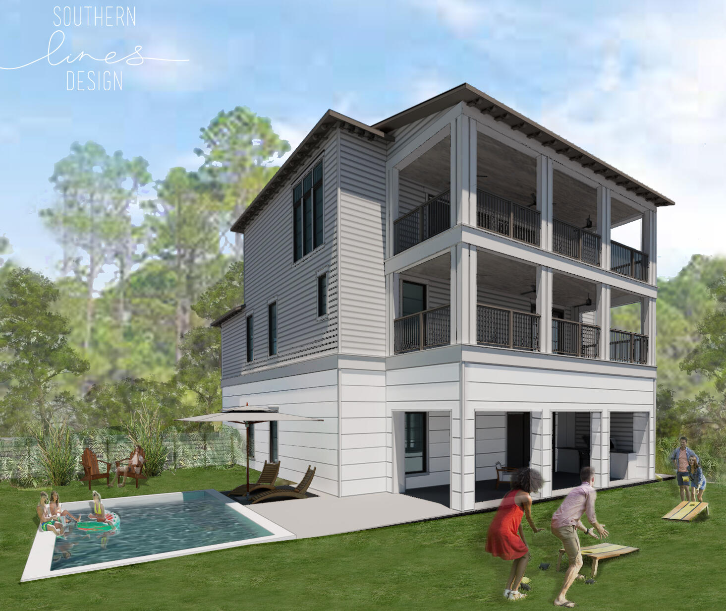 Offering the best of both worlds, this 5 bedroom/5 full bathroom/2 half bathroom home offers easy access to the best that
30A has to offer. Located on Oyster Lake Drive, this home provides views of Oyster Lake and the Gulf of Mexico with none of the traffic. Designed with functionality in mind, this home checks all the boxes. 

With 4100 square feet of interior living space this home also provides ample outdoor areas with 2 oversized covered porches and 1 screened in area on the third floor. Complete with a heated pool and outdoor kitchen area this home is ready to entertain. 

Please reach out for additional details and see plans in the documents. *** BUYER TO VERIFY ALL ROOM SIZES AND SQUARE FOOTAGES ***