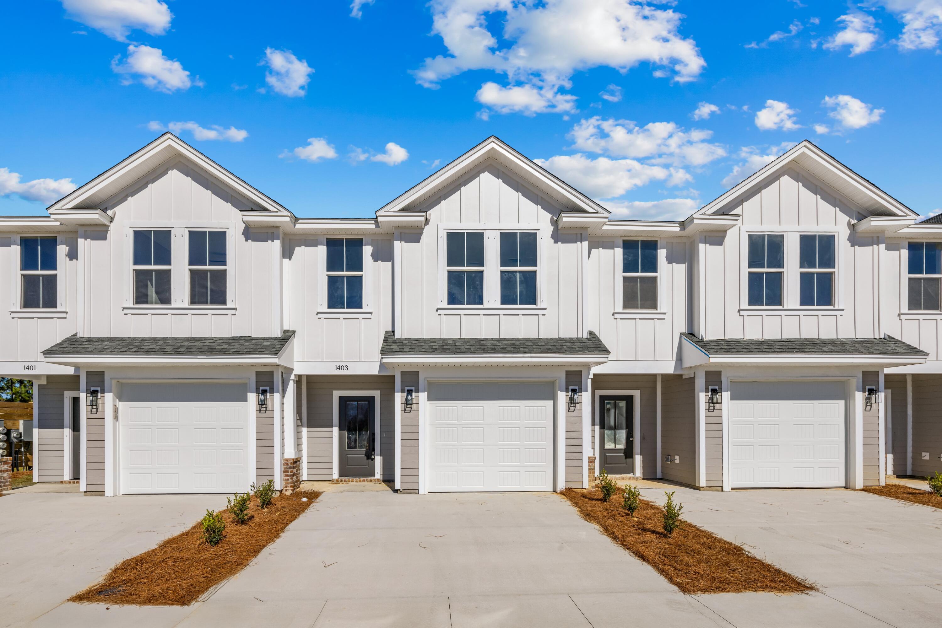 Move into this updated townhome just minutes from the Hurlburt Field back gate. The home features modern upgrades throughout, including GRANITE countertops, STAINLESS STEEL appliances, white SHAKER cabinets, and QUARTZ countertops in the kitchen. The primary bedroom offers a SUBWAY tile shower, and an oversized WALK-IN closet for extra storage. The main level and second floor has durable LVP flooring, with carpet on the stairs.  A one-car GARAGE provides added convenience. Credit check required, Deposit $2300.