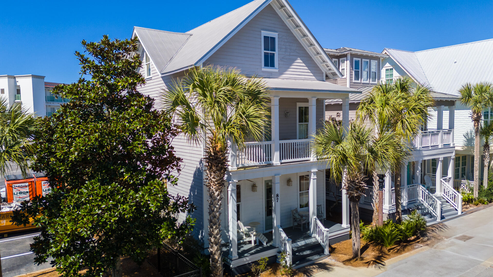 Nestled in the heart of Seacrest, this charming beach house is designed for effortless entertaining and relaxed coastal living. Fully furnished and never-before rented, this home features original hardwood floors, custom light fixtures, and an inviting open-concept layout. The spacious great room offers more than ample seating, perfect for hosting family and friends or unwinding after a sun-soaked day on 30A. Multiple windows and soft, tasteful décor enhance the light-filled ambiance, creating a true retreat. A charming formal dining area flows seamlessly into the well-appointed kitchen, where white cabinetry, granite countertops, and stainless steel appliances shine. A large center island and breakfast bar with additional seating invite casual conversations while meals are prepared. A vibrant mosaic-tile backsplash adds a whimsical pop of color to this functional and stylish space. Thoughtfully tucked away, on this floor you'll find a powder bath, laundry room, and additional storage. On the second floor, you'll find two spacious primary bedrooms - each with private ensuites - that each open onto a private balcony. The top floor boasts two additional ensuite guest bedrooms, ensuring comfortable space and privacy for everyone. Outdoor living is equally inviting, with a welcoming front porch and two balconies offering peaceful community views.

Practicality meets charm with dual street access and paved parking for multiple vehicles. With deeded beach access directly across 30A, this coastal retreat is ideally situated a short walk to the 12,000-sq.-ft. community lagoon pool. Shady walkways and tree-lined streets invite leisurely strolls or bike rides, while a local tram service offers easy access to the area's best amenities from beachfront tiki bars to Camp Creek Lake, and the vibrant shopping and dining scenes at Alys and Rosemary Beaches. Priced competitively this home has lovingly been used as a second home. Rental projections are available upon request. Inquire tody to learn more about this stunning Seacrest beach retreat!