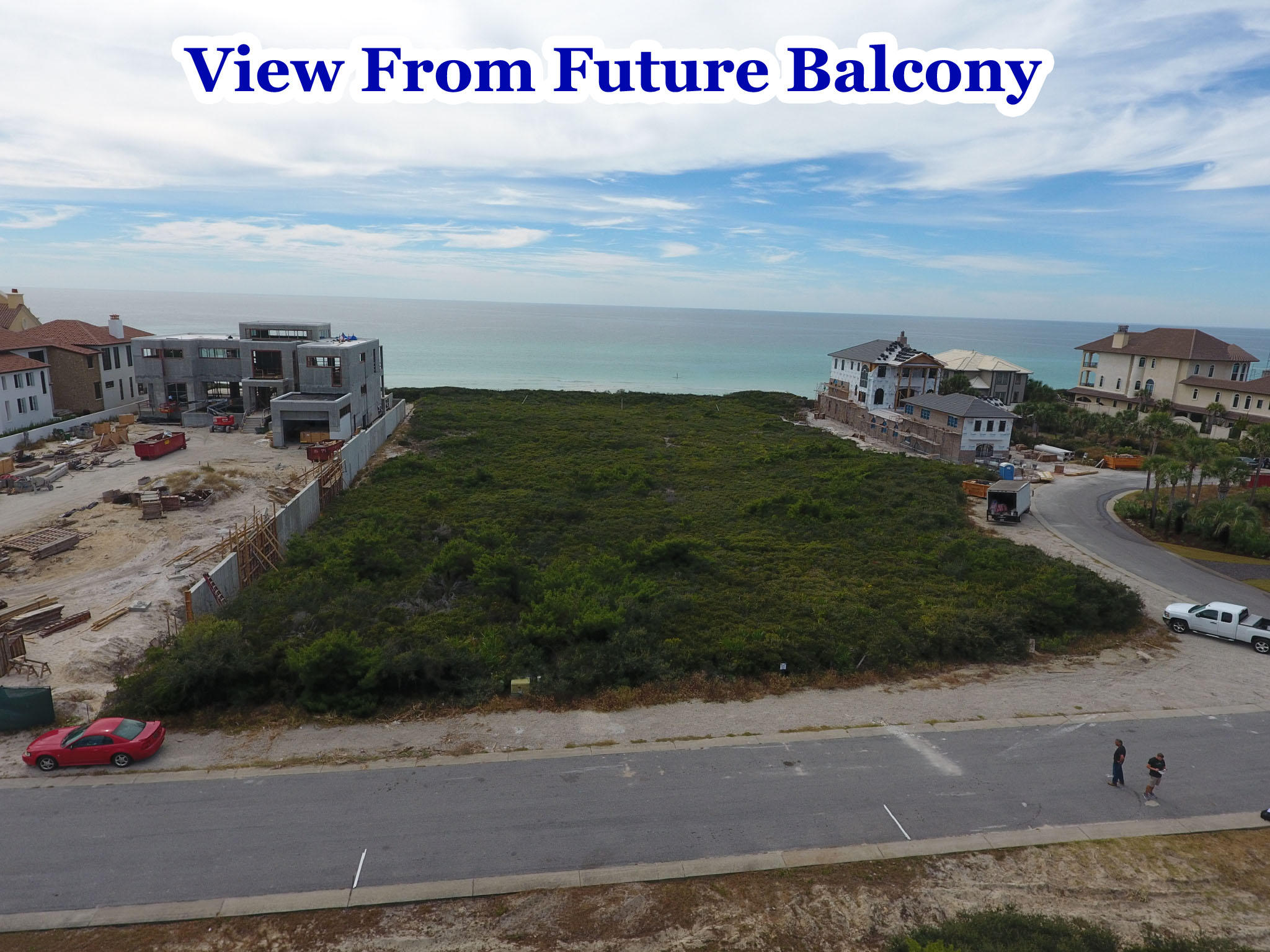 Beautiful Gulf Front Gated neighborhood, this lot is 2nd row from Gulf is 60 feet wide and 347 feet deep and offers close to one half acre South of Hwy 30A. It's depth can have you build a home, carriage house, and pool! Most prestigious gulf front gated community on the East End with homes over $10m. Paradise By The Sea has only 51 lots and share over 1,700 feet of beachfront! There is no build out time requirements, so lot owners may build at their leisure.
