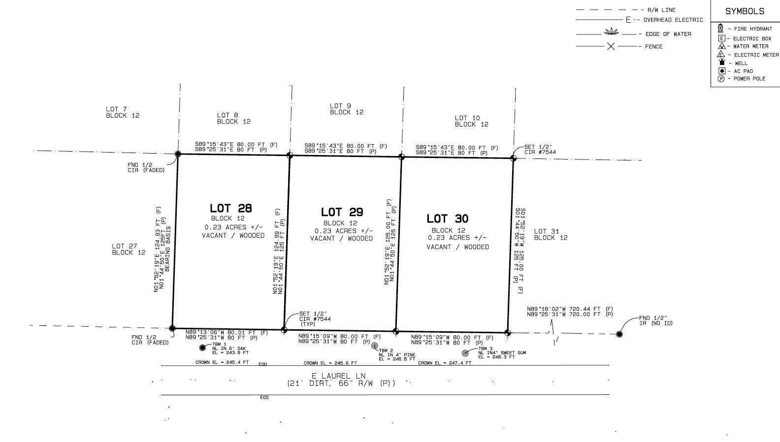 OAKWOOD HILLS UNIT 1 - Land
