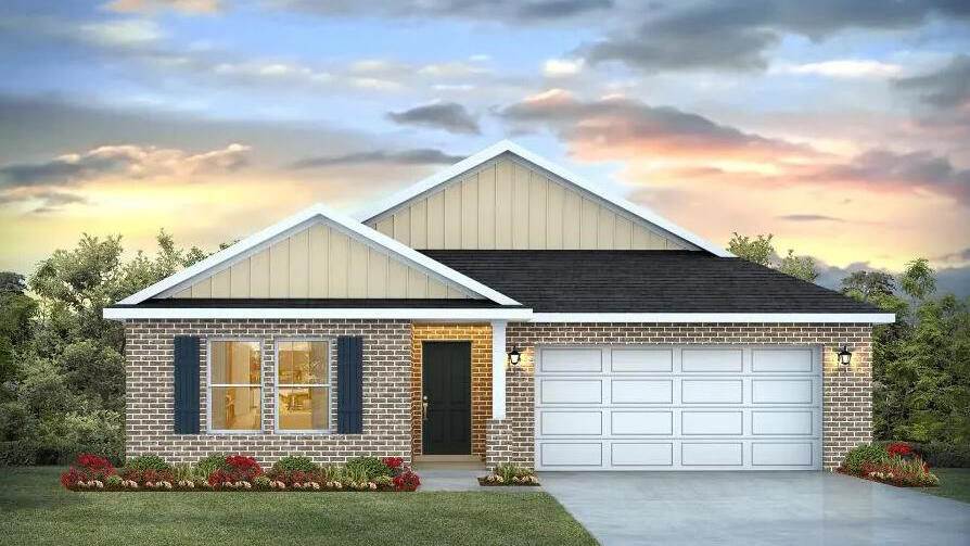 Highly desirable brand-new design, the ''Lakeside'' floorplan in Patriot Ridge NEW phase. Offers Residents: Community Pool/Cabana, sidewalks, underground utilities & more. This highly desirable NEW floorplan provides a well-designed relaxed OPEN concept, no wasted space, 5 beds, 3 baths, nice 12 x 9 covered back patio & 2 car garage. Well-designed kitchen, all stainless appliances, smooth top range, quiet dishwasher, built in microwave, roomy dining area & more. Striking wood-look flooring, plush carpet in the bedrooms. The Smart Home 'Connect' System has several convenient devices. Stylish craftsman exterior adds to the great curb appeal. Easy drive to the airport, military base, beaches at Ft. Walton, Destin area & just minutes to golfing. Desirable So. Crestview.