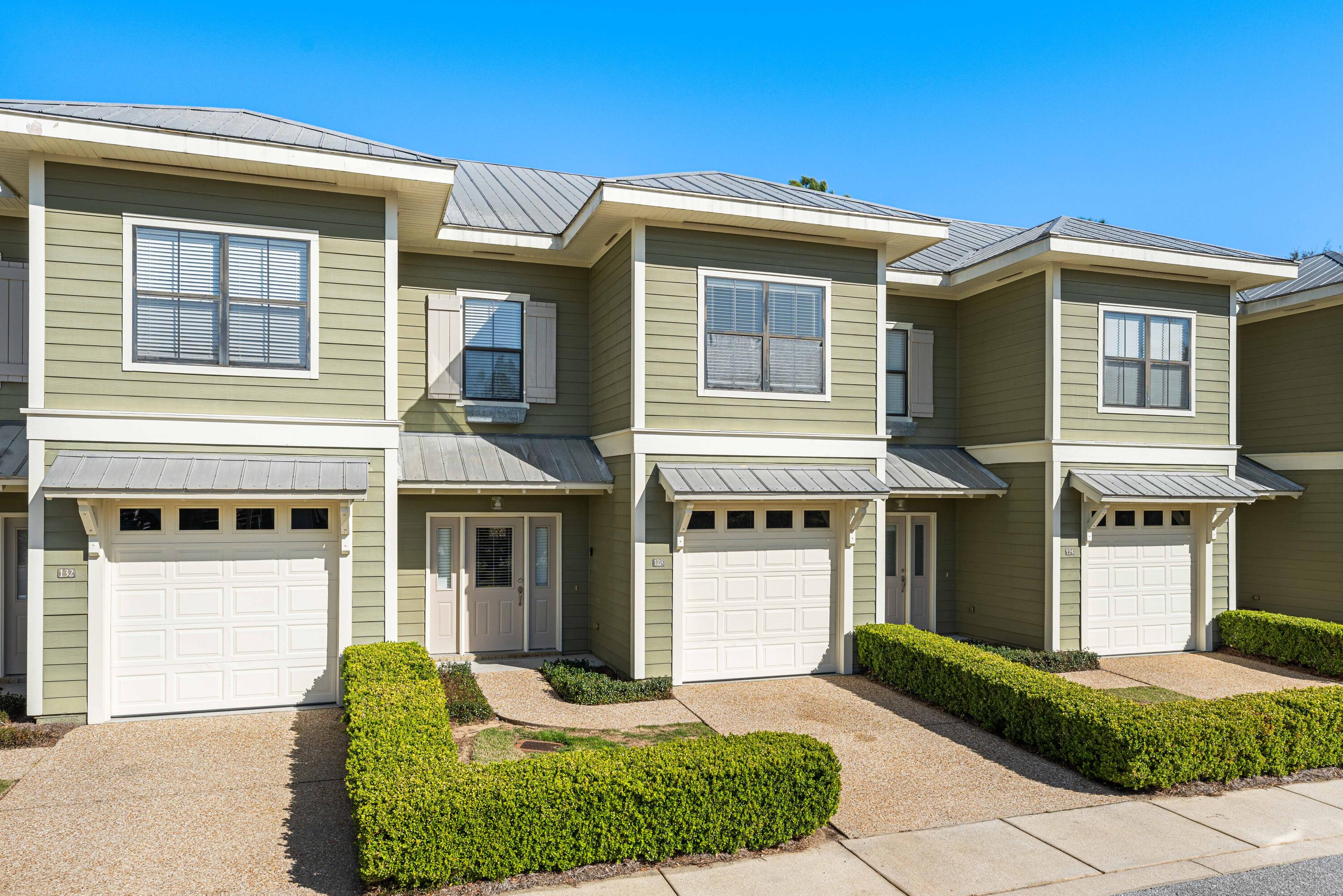 Located in the heart of Santa Rosa Beach, this beautifully maintained townhome offers convenience, comfort, and investment potential in a prime location. Just minutes from 30A, Sandestin, and an array of fine dining, shopping, and entertainment, this three-bedroom, two-and-a-half-bath residence provides the perfect opportunity for a first-time homebuyer or long-term rental investment. Designed for both function and style, the townhome features granite countertops throughout, an open and spacious layout, and brand-new wall-to-wall carpeting in the living room and bedrooms. Upstairs, the master suite offers a private retreat, while a dedicated laundry room with tile flooring adds extra convenience. The one-car garage provides additional storage, and the spacious back patio creates a  peaceful outdoor space. Residents enjoy access to a community swimming pool with bathrooms, all within walking distance to Crust Bakery and other local favorites. Recently painted and successfully rented long-term by the current owner, this home is move-in ready with excellent income potential in a sought-after location.