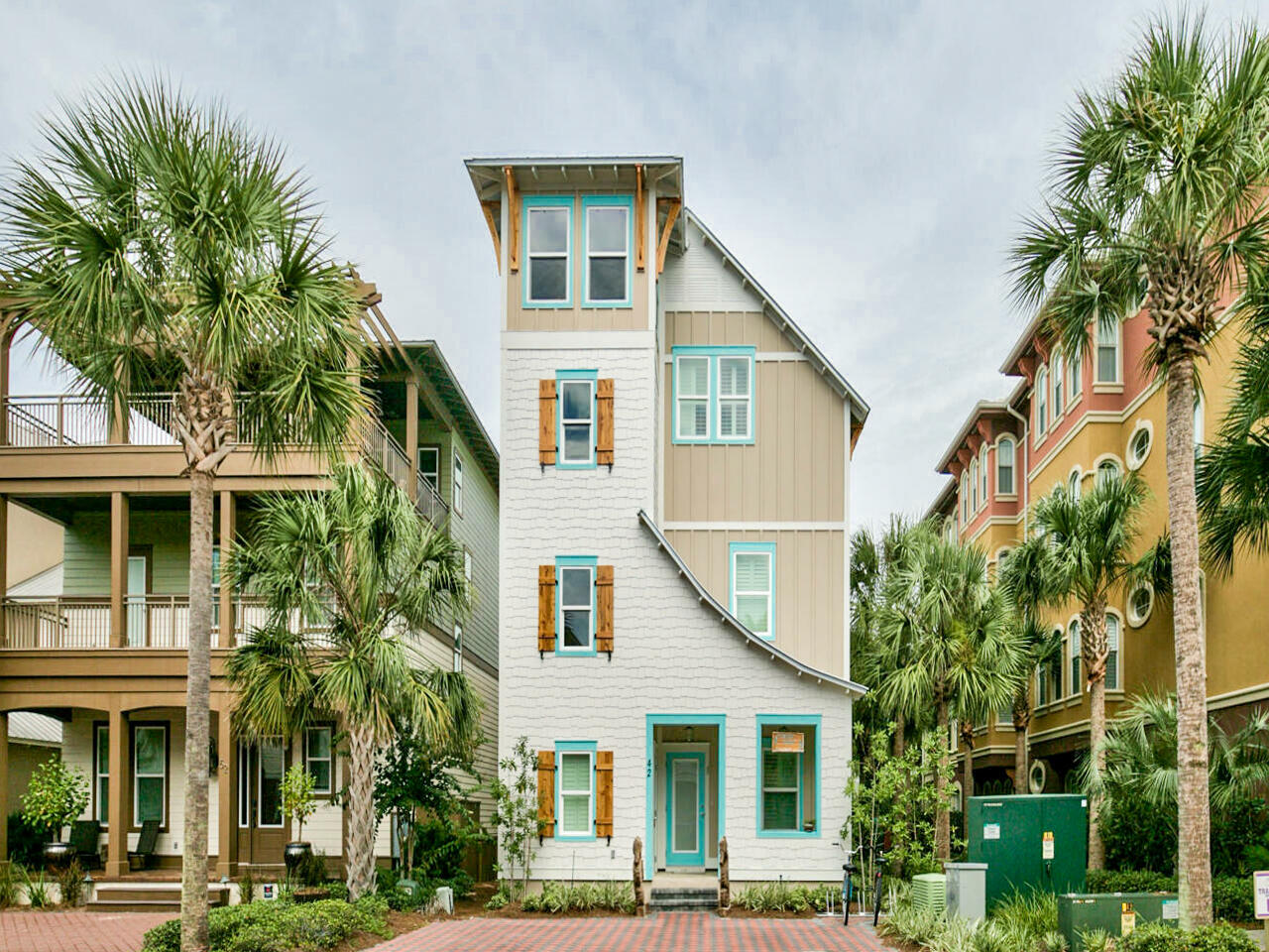 Situated in a prime location, this gorgeous home is an idyllic setting for everyday living and entertaining or for a vacation rental/investment property. The open floor plan features nearly 2,900 square feet of thoughtfully designed living space. The first floor offers 2 bedrooms, 2 full bathrooms, a bunk room, and living space with wet bar. The second floor, main living area boasts built-in shelving showcasing the gas fireplace. The chefs kitchen encompasses ample cabinet space, a large island, and stainless steel appliance suite. Relax in the private, third floor master suite offering a separate sitting room, luxurious master bath with walk-in shower and soaking tub, and soaring vaulted ceilings. There is an additional hidden bunk room on the third floor as well. Located directly on the incredible 12,000 square foot lagoon pool at Seacrest Beach, this home presents a truly unique opportunity to own within one of the most popular communities along Scenic Highway 30A. Property will convey fully furnished, turnkey, and rental ready.