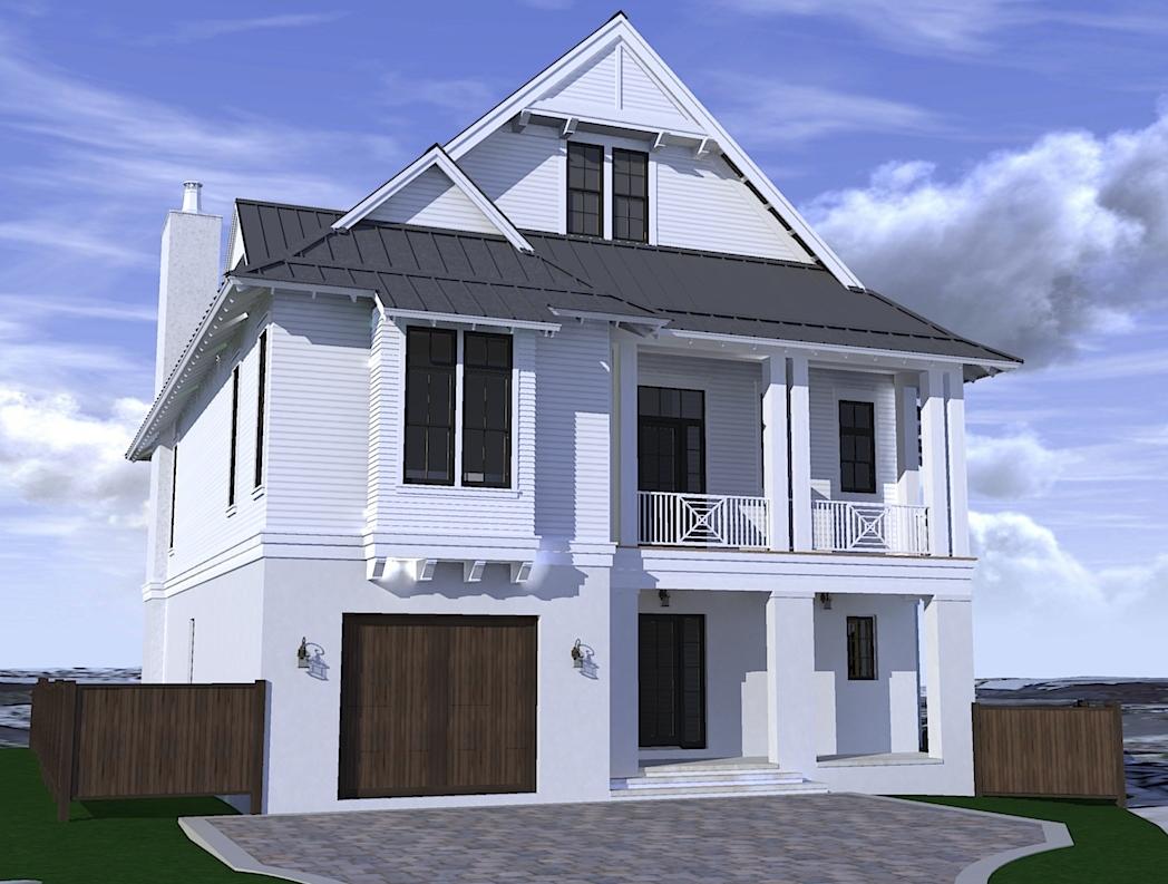 This stunning 6 bedroom 6.5 bath home is located on a LARGE lot just one row back from the Gulf of Mexico and has DEEDED BEACH ACCESS. This home has east and west views of the Gulf of Mexico. There is nothing left to the imagination with this home. Perfect for families or rental investment. The home offers three living areas, 4 large guest bedrooms with private suites, a bunkroom that sleeps 10, and a breath taking master suite. The main living and kitchen are located on the second floor with beautiful Gulf views and 12ft ceilings. The L-Shaped kitchen and living area wrap around floor to ceiling windows and sliding glass doors that open the living out onto the second floor elevated pool and out door kitchen area. The private master suite is located on the 3rd floor with a large walk-in closet, bath, wet bar, laundry, and INCREDIBLE VIEWS of the Gulf. The home is also equipped with an ELEVATOR, garage, and laundry on everyfloor. SEE ATTACHED RENTAL NUMBERS, plans are in documents as well. Buyer to verify all dimensions.