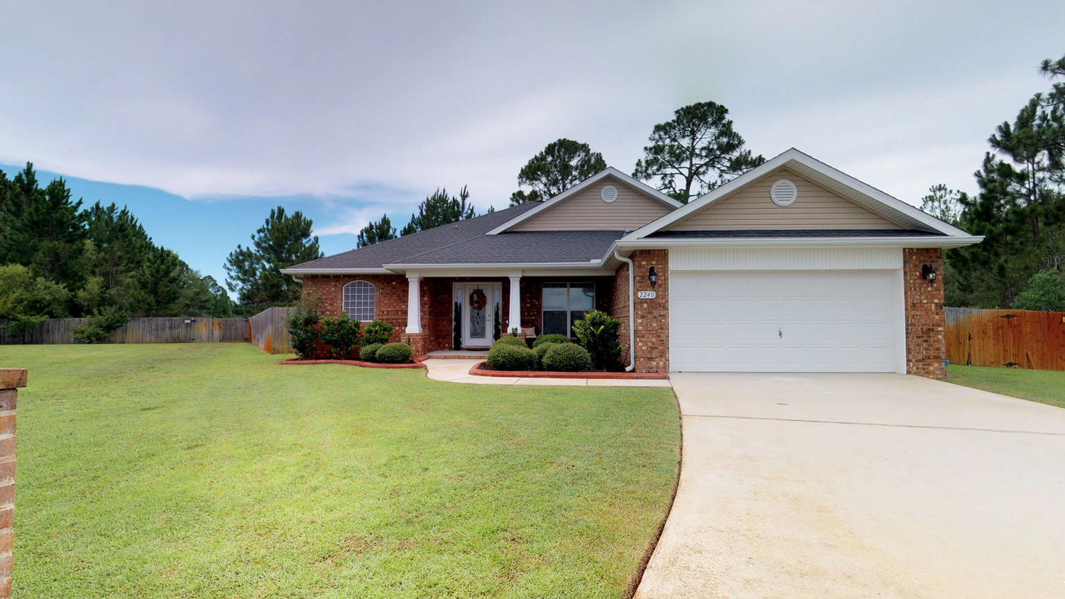 This beautiful, SPACIOUS home has a fantastic open floor plan with high ceilings and 2 large living areas! The kitchen features luxurious granite counter tops, center island, pantry breakfast bar with pedant lights, and stainless steel appliances with double ovens and a brand new high-end dishwasher. It has a fabulous master suite, highlighted by a trey ceiling, garden door patio access, and what an amazing master bathroom with a gorgeous, HUGE open shower and separate, relaxing garden tub, 2 walk-in closets and spacious double-sink vanity. There are beautiful ceiling fans throughout, 2'' faux wood blinds, covered front porch, lawn sprinkler system with new pump, on a 1/3 acre lot. **SEE THE 3D TOUR - CLICK ON THE VIRTUAL TOUR LINK, WAIT A FEW SECONDS FOR IT TO LOAD. HOA fees $180 annually