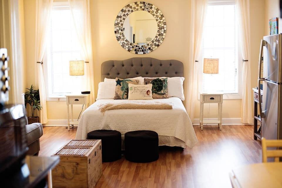 This is a quintessential TOP floor chic beach residence located between Alys Beach and Rosemary Beach right off of Highway 30-A is just a short walk, bike ride, or quick tram trip to the beach! Fully furnished and generating $51,730.00 in rental income so far this year make this studio a fantastic rental opportunity. A peek-a-boo gulf view plus a Full size refrigerator and an induction cooktop set this condo apart from most studios in the building.  The Village is the epicenter of 30A fun with many great shops and restaurants right on site, pool and hot tub, not to mention the seasonal activities including live music, fire pit, beach rentals, artist and other kiosk shops plus the 30A walking/biking path!