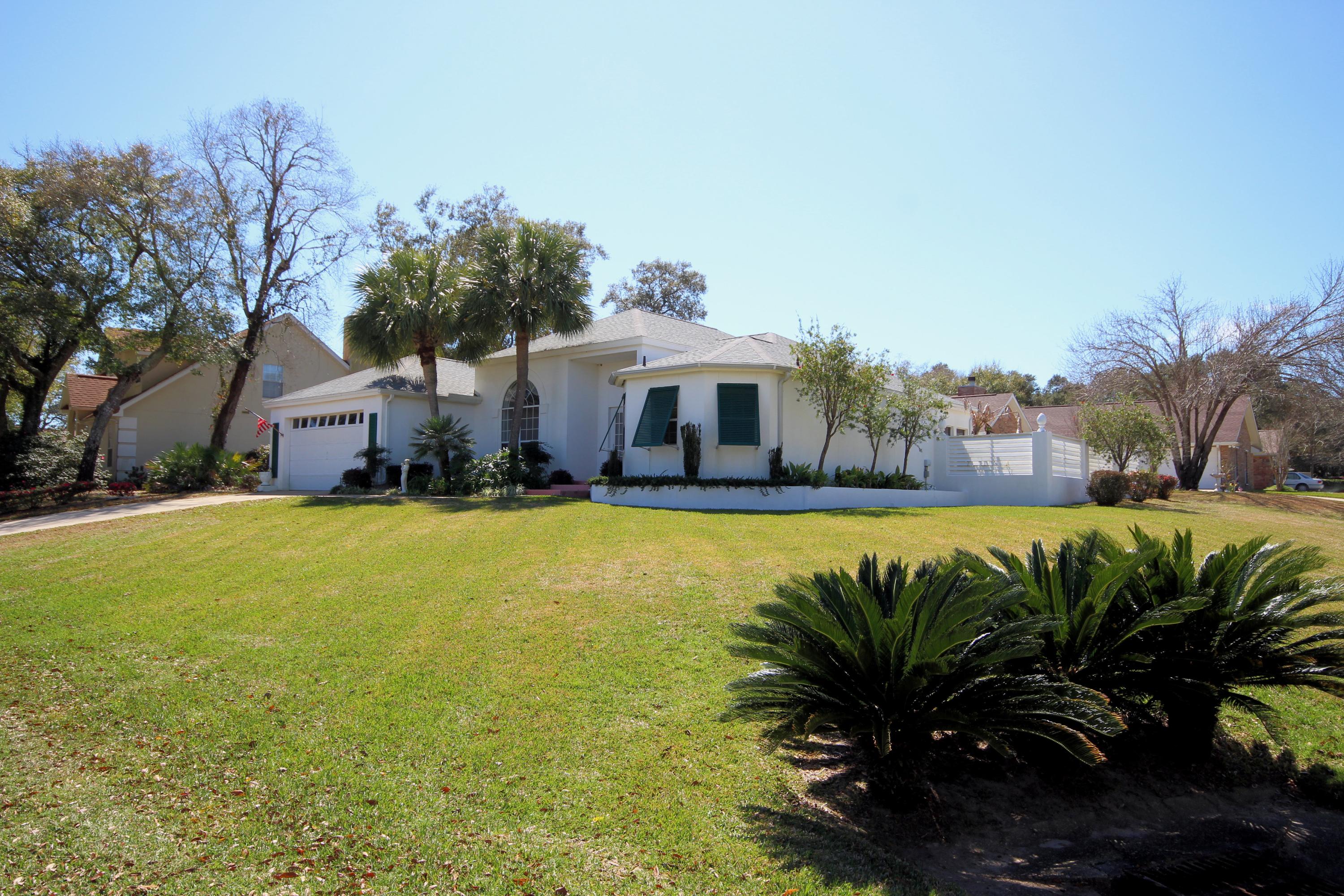 Estate Sale! This beautiful Lake Lorraine Estates home on a corner lot offers meticulous landscaping, fenced in backyard and screened porch. Master and additional bedrooms have private bathrooms. Office could easily be converted to another bedroom. Over sized 2 car garage with workbench. Vaulted ceilings, skylights and numerous French doors leading out to the screened porch. Flat screen TV and washer/dryer will convey. New roof in 2013, new HVAC in 2015. Sellers are willing to have interior repainted to color of buyer's choice, with an acceptable offer. Family must sell, bring all offers!