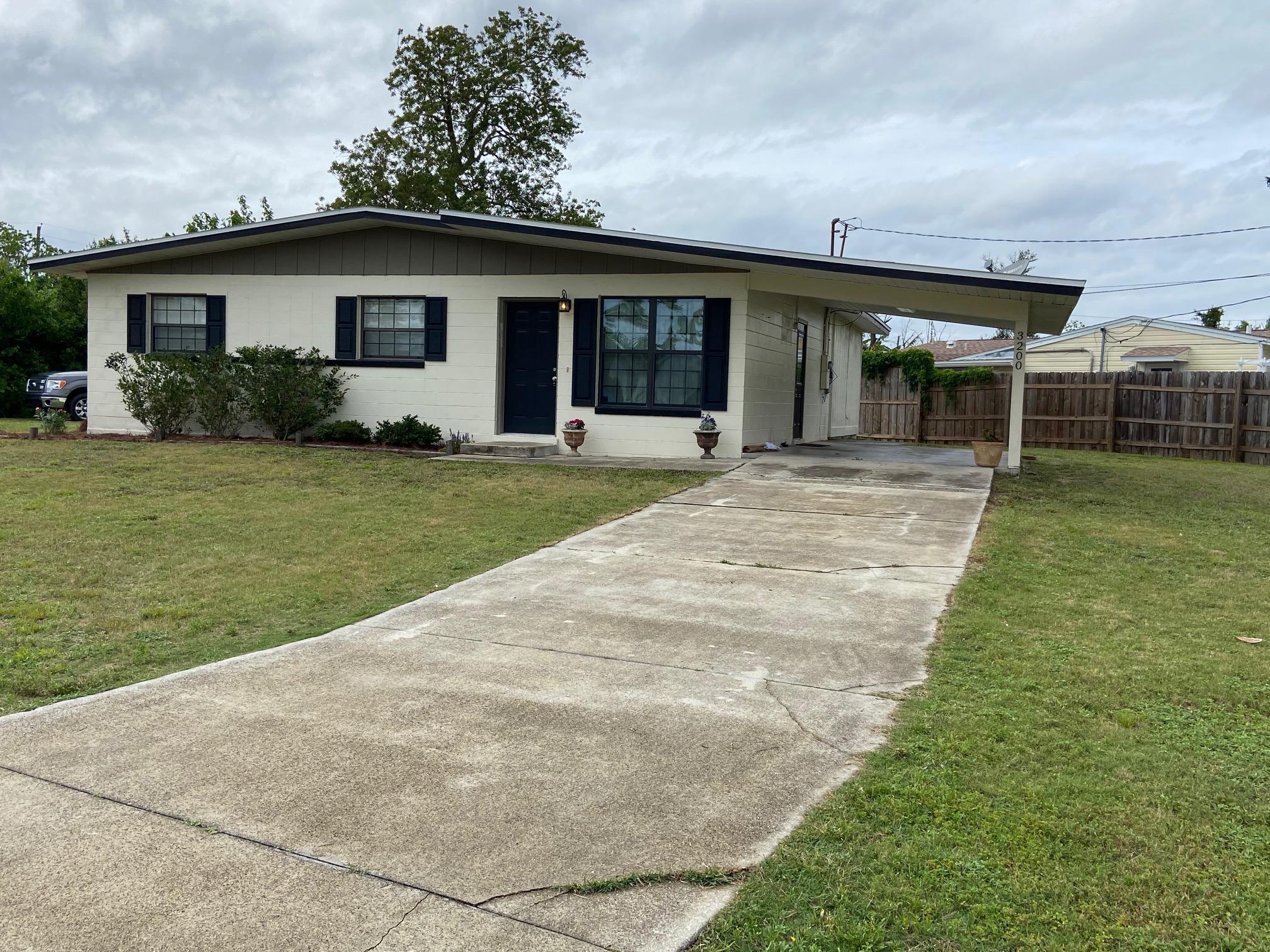 Tastefully renovated house in move in ready condition is waiting for you to make it your home.  Effective year built is 2019.  Wood plank tile flooring and tile throughout, new plumbing and light fixtures.  Situated on a large corner lot conveniently located to Panama City and St Andrews.  Attached one car carport.  There is also a detached carport with concrete pad that is perfect for parking your boat.  Back deck. Privacy fence in back.  Short walk to Lucille Moore Elementary School and Frank Nelson Park. Pretty Bayou boat ramp is just over a mile away.  This home is centrally located making it super convenient to most amenities in Panama City.
Call today!