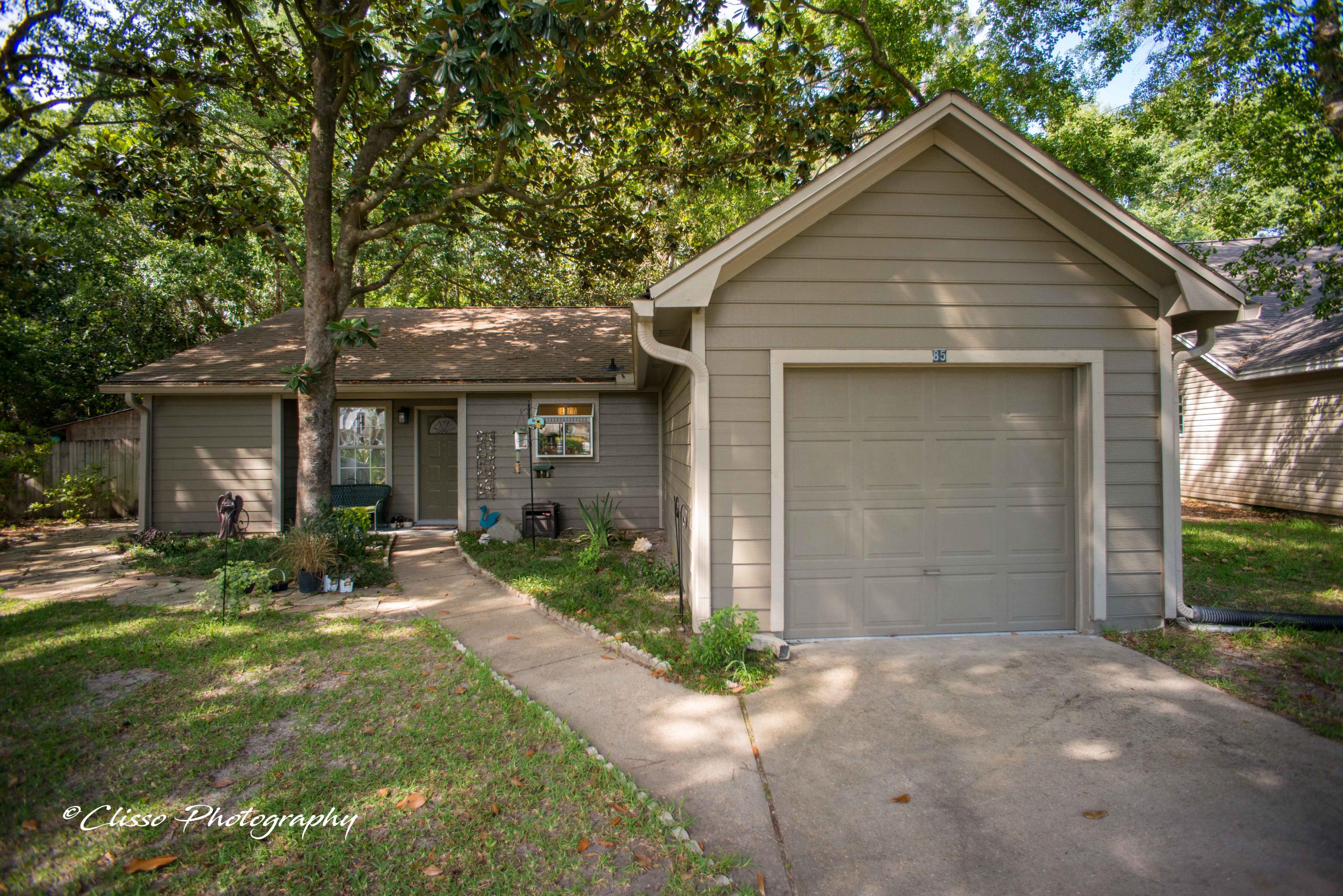This cozy and comfortable Florida cottage has the natural light, style and charm that you're looking for. The one story floor plan offers convenience, as does the great location. You'll love this gated community 1 mile from the Choctawhatchee Bay and 2 miles from Scenic Hwy 30A and the beautiful South Walton beaches. The HVAC and shiplap accent are new, as is the kitchen renovation including new black stainless steel appliances. All appliances convey, including washer, dryer and extra refrigerator. The abundant parking is a plus. The substantial backyard is fully enclosed by a wooden privacy fence with large gate that can accommodate boats and trailers. Shed conveys as is. The garage is heated and cooled offering additional usage options and also contains the laundry room.