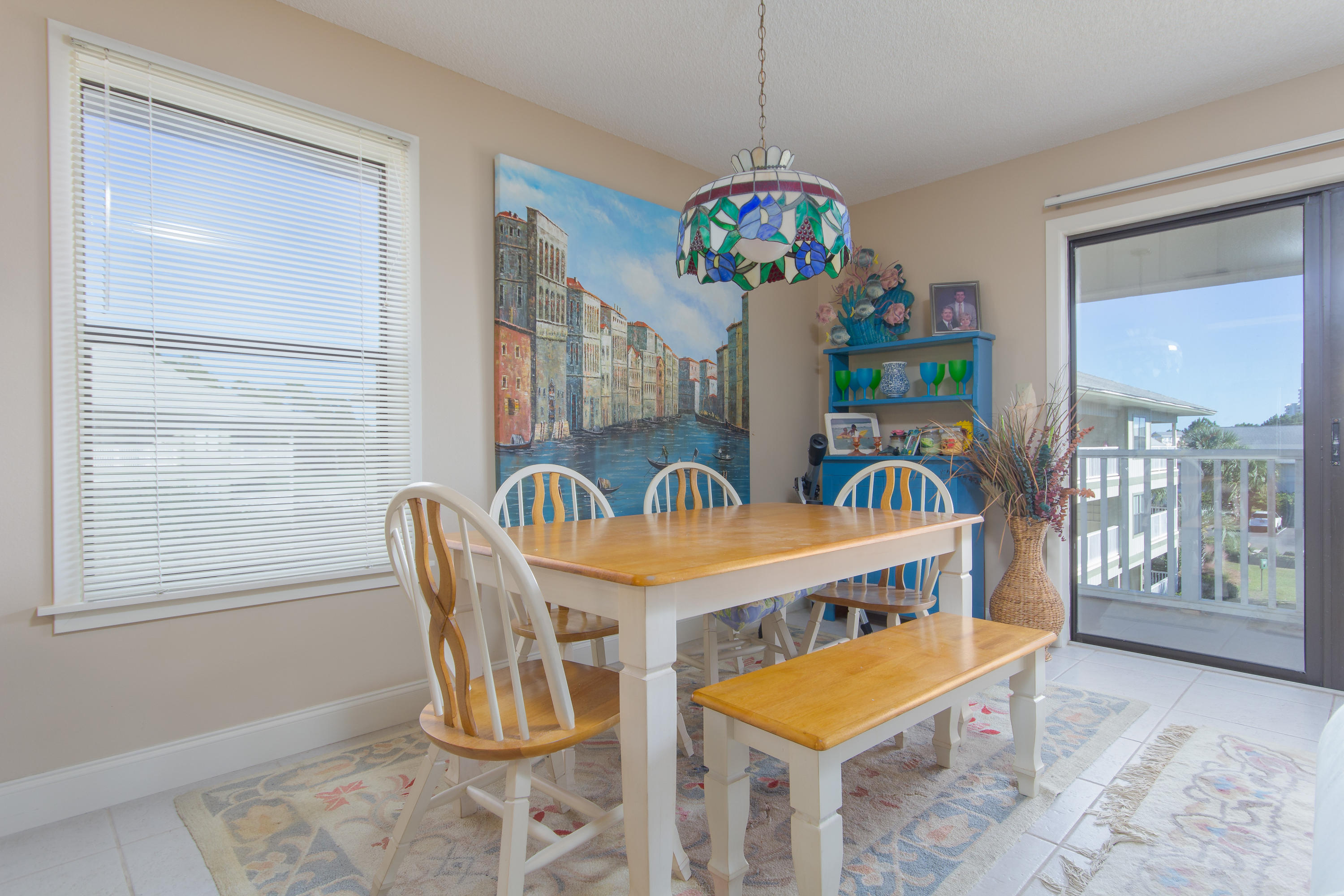 Newly renovated 3 BR 2 bath in Beachwood Villas. Income potential of 27- 32K annually. Includes Gulf views unlike most any other units in this complex. Sold furnished and ready for your income rental. Also has its on laundry room and both bathrooms have been totally renovated. Spacious covered porch allows incredible views of the pool and Gulf of Mexico. there are two pools, one being heated and lighted tennis courts and fenced in area with playground, shuffle board, grilling area and deeded beach access. Publix is a short distance away along with a short walk to the beach. Right next to the bike path that takes you on course to the infamous 30A. Fort Walton Airport is a 45 minute jaunt with plenty to do in between.